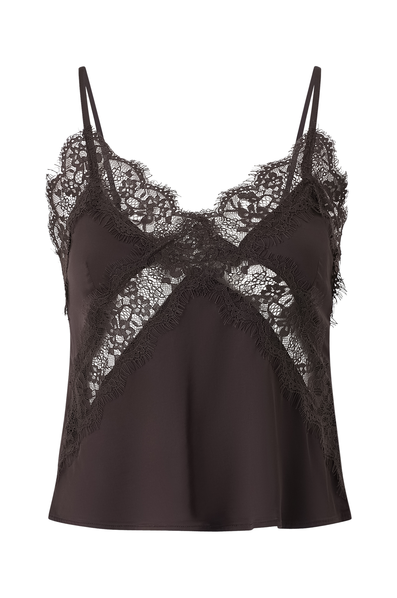 Pyjamastopp Satin lace singlet v:5822550