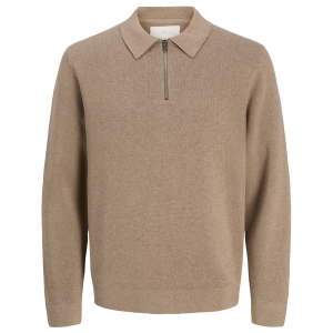Langermet pologenser Jprblamilano Stitch Knit Zip Polo S v:318213