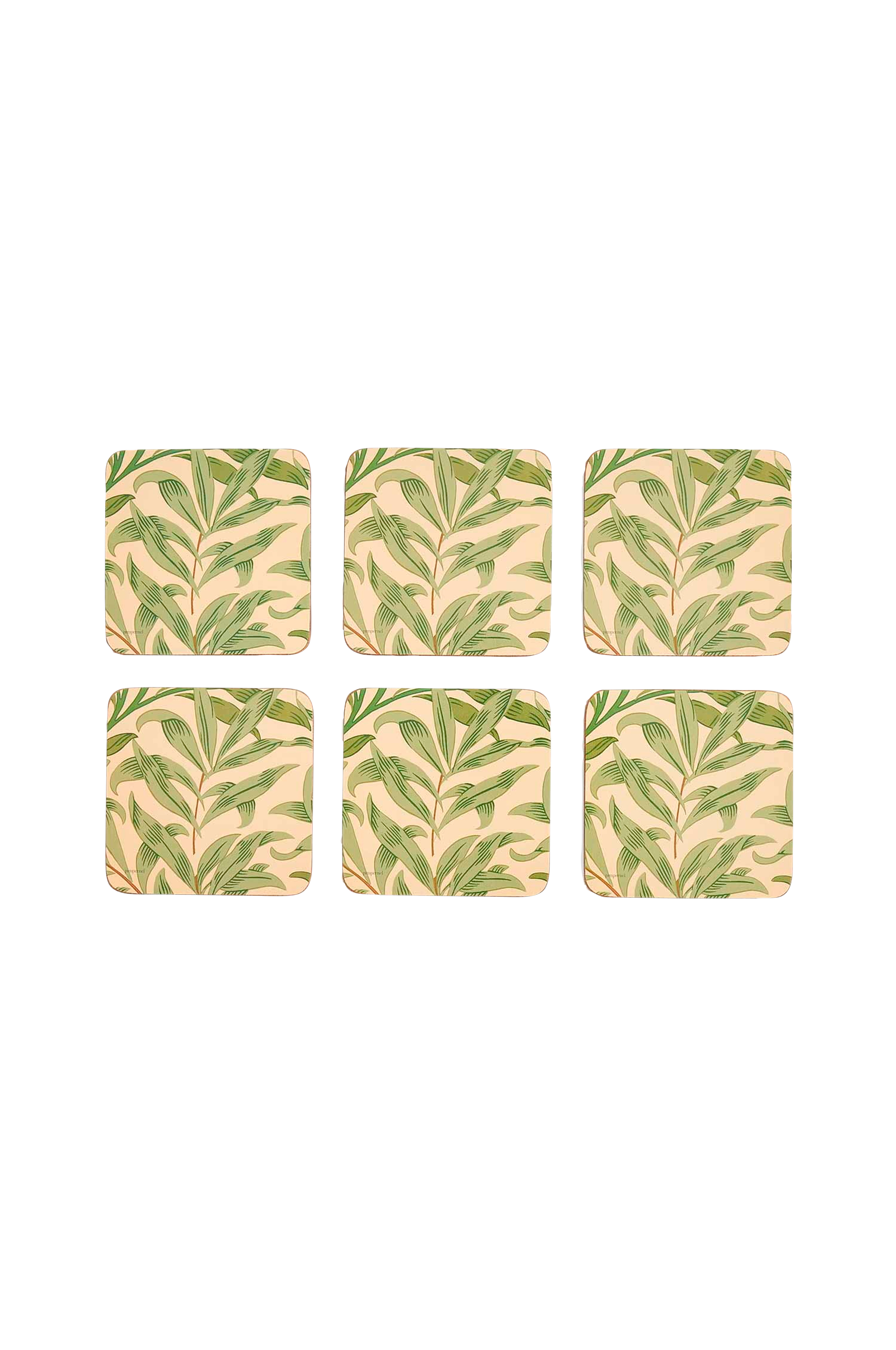 Glassbrikker Morris & Co Willow Bough Green 6 v:4997226