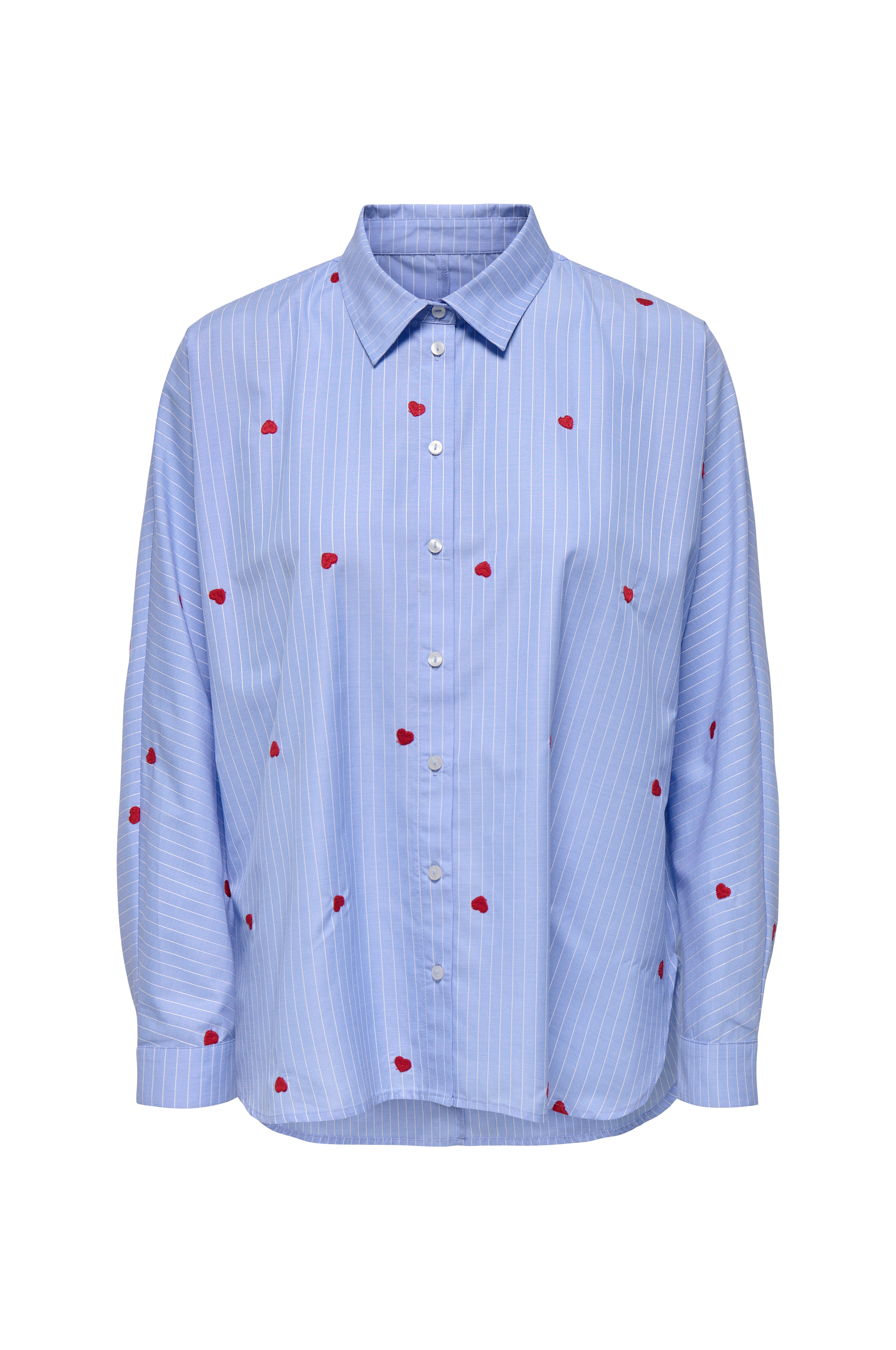 Skjorte onlNew Lina Grace Str Emb Shirt Wvn v:7780519