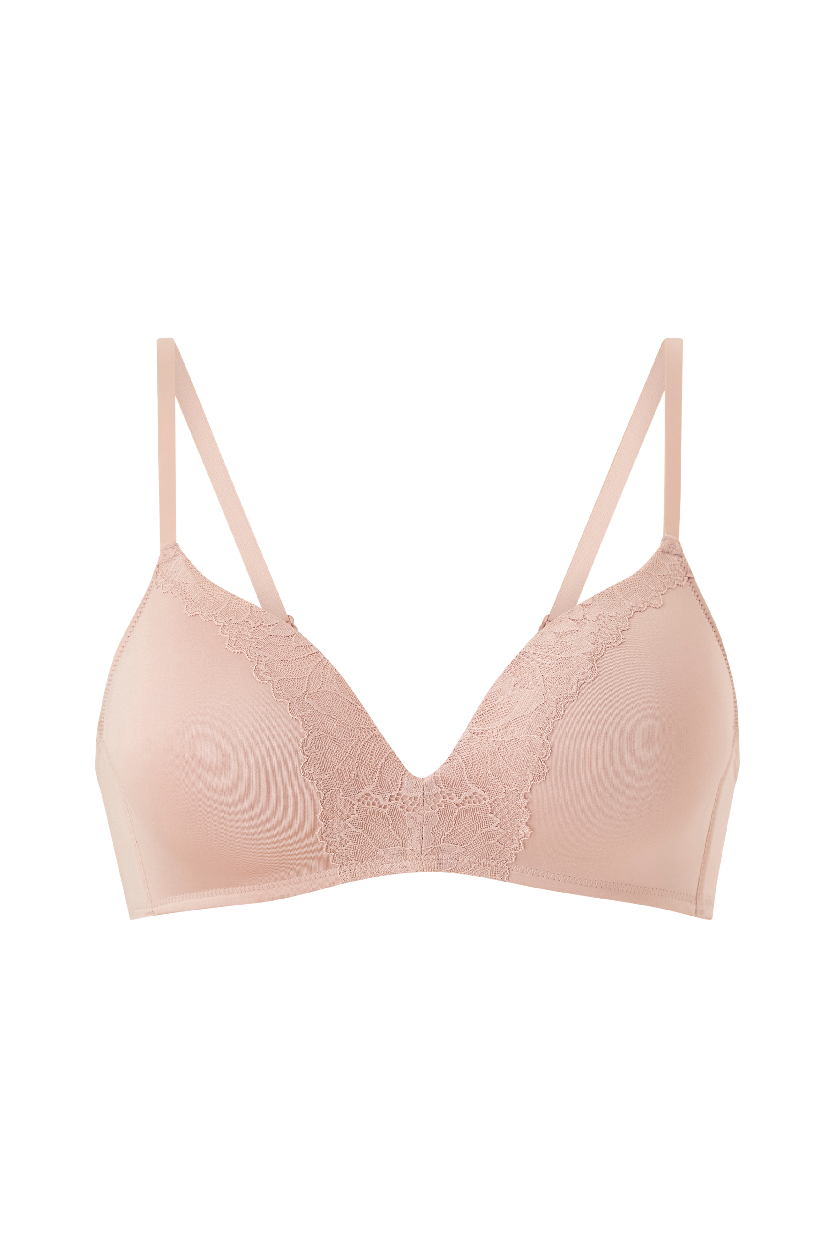Polstre myk BH med blondedetaljer v:4249960