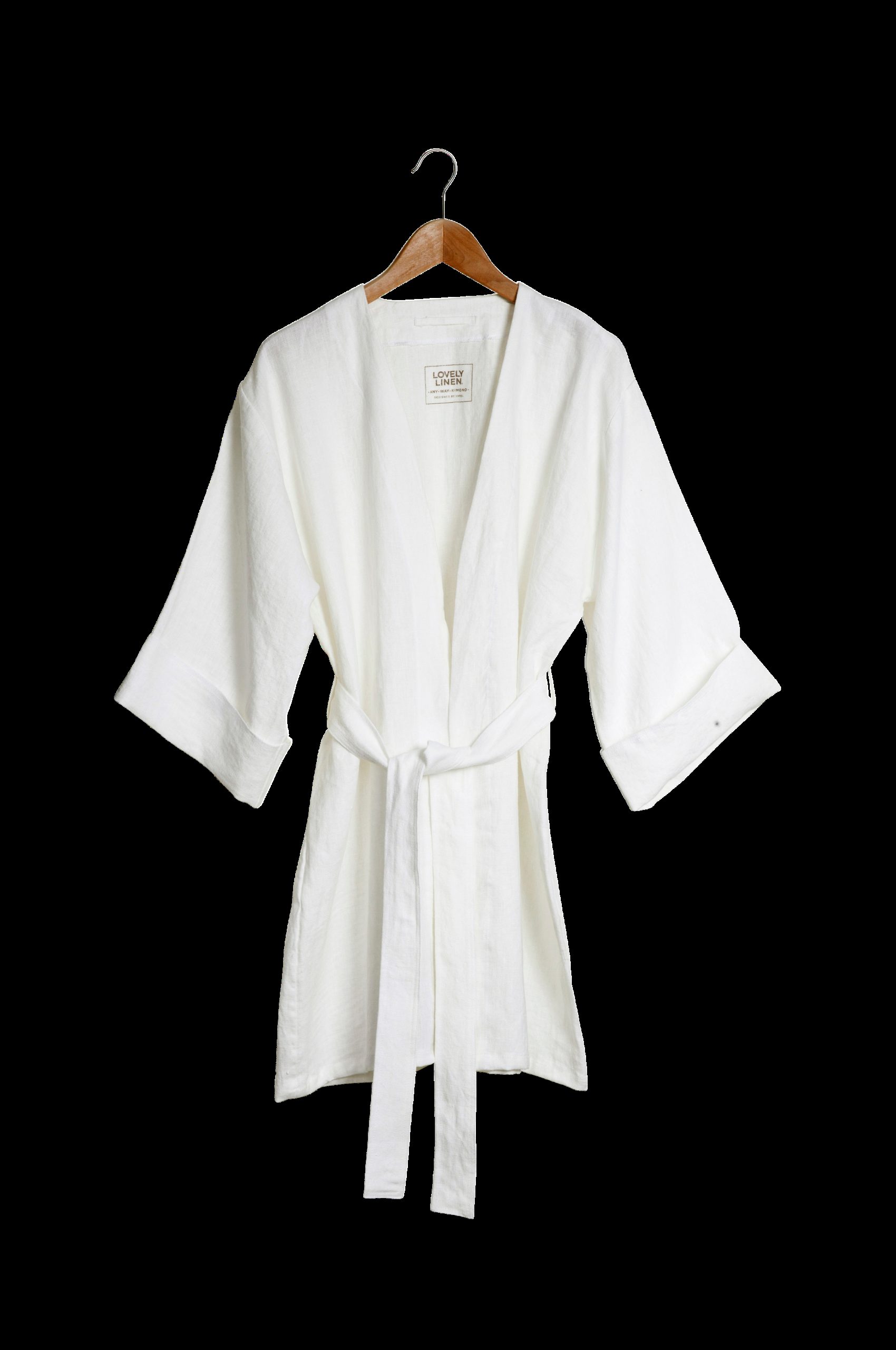 Kimono Lovely i vasket lin v:6376591