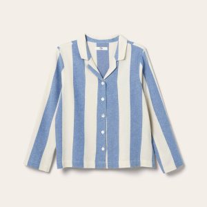 Pysjamasskjorte Valerie Block Stripe Long Sleeve v:8545354 Pysjamasskjorte Valerie Block Stripe Long Sleeve v:8545354
