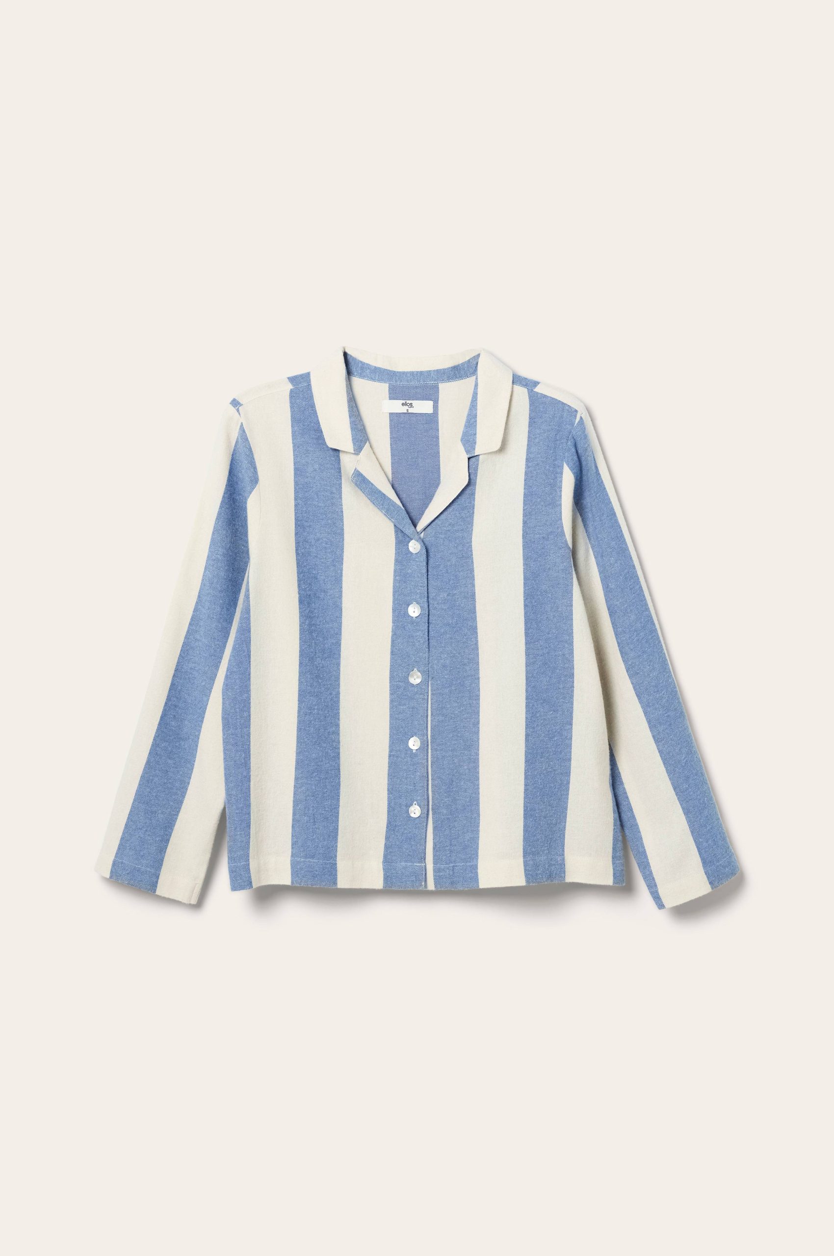 Pysjamasskjorte Valerie Block Stripe Long Sleeve v:8545354