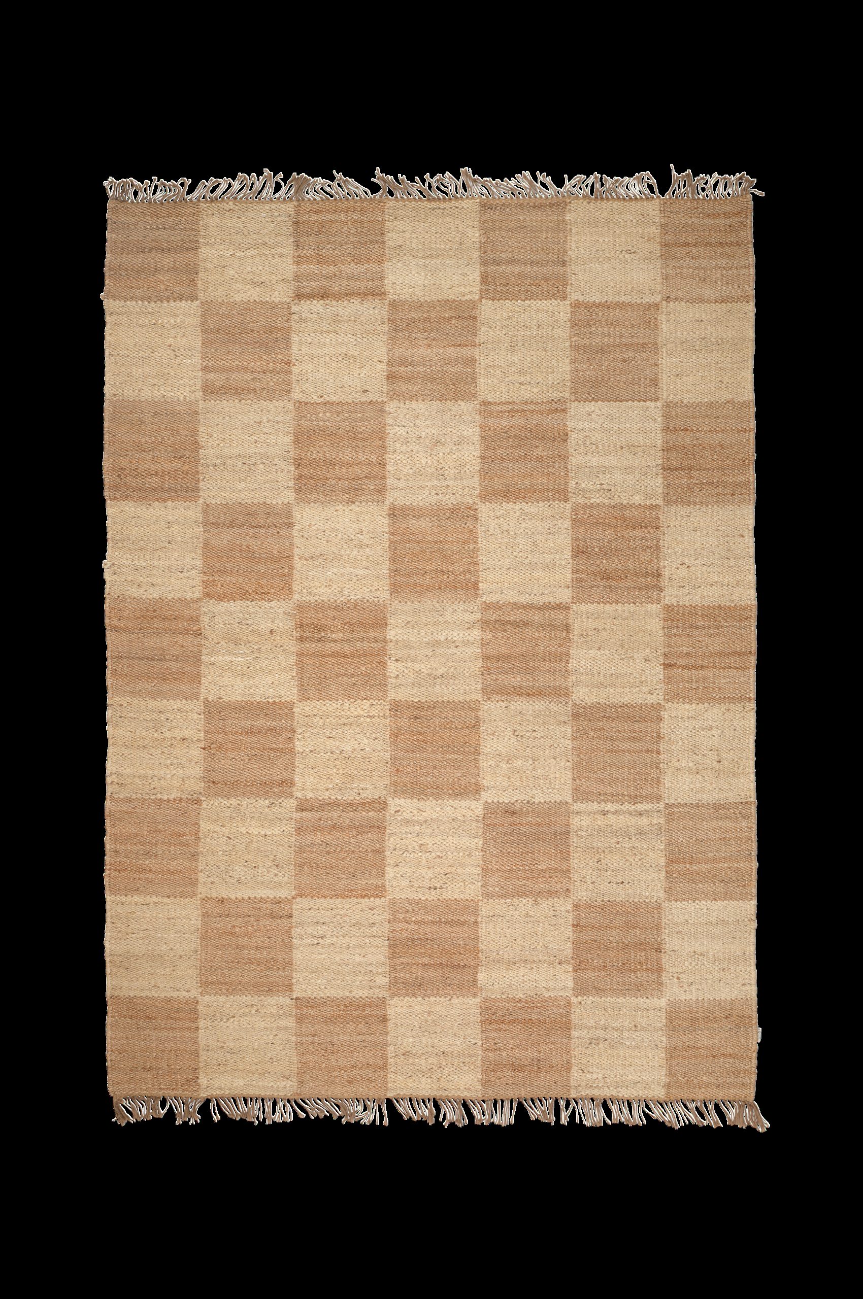 Teppe i jute Square v:6706411