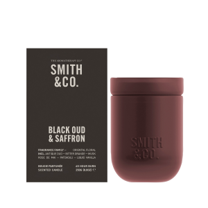 Black Oud & Saffron Scented Candle 250 g 50 timer v:9780604 Black Oud & Saffron Scented Candle 250 g 50 timer v:9780604