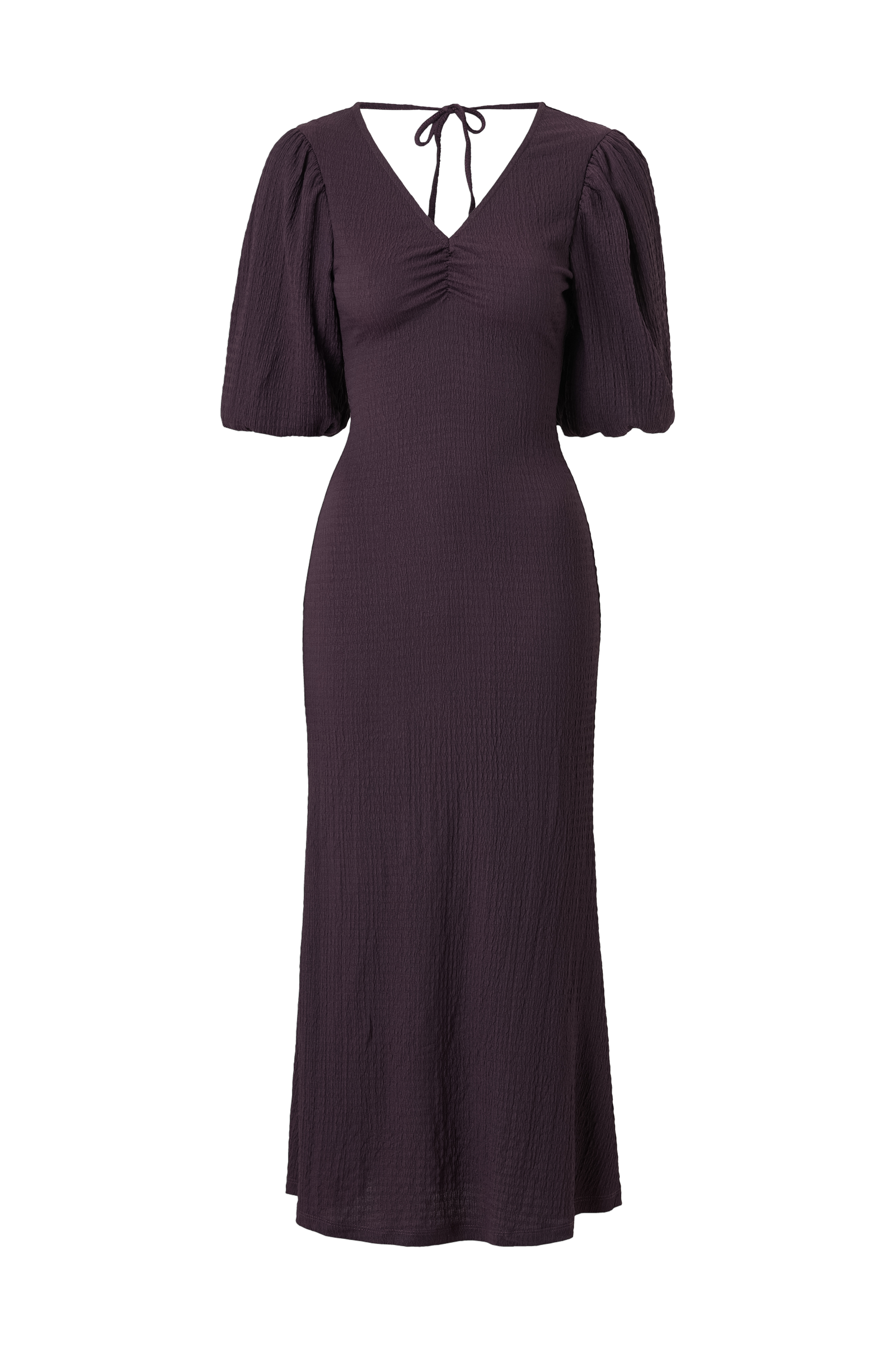 Maxikjole Structure Puff Sleeve Dress v:6455000