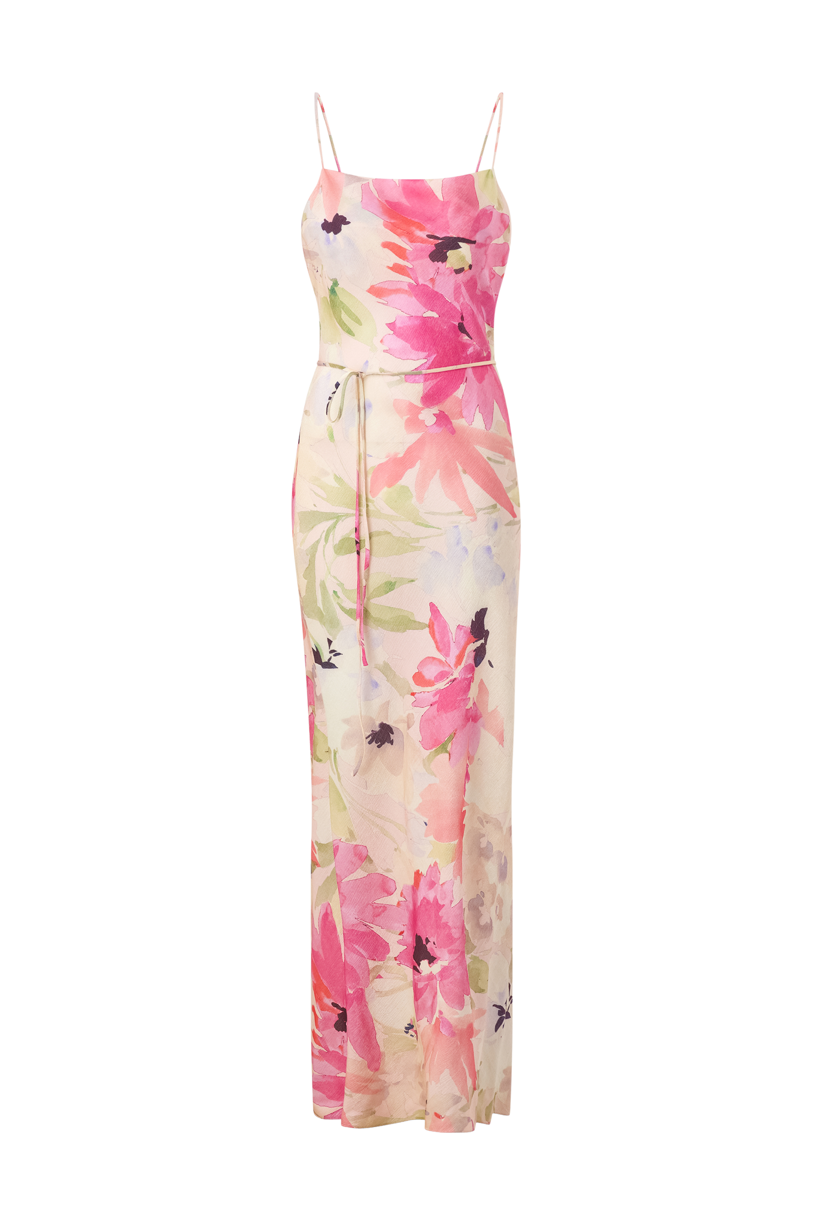 Maxikjole Shiny Slip Dress v:7286943