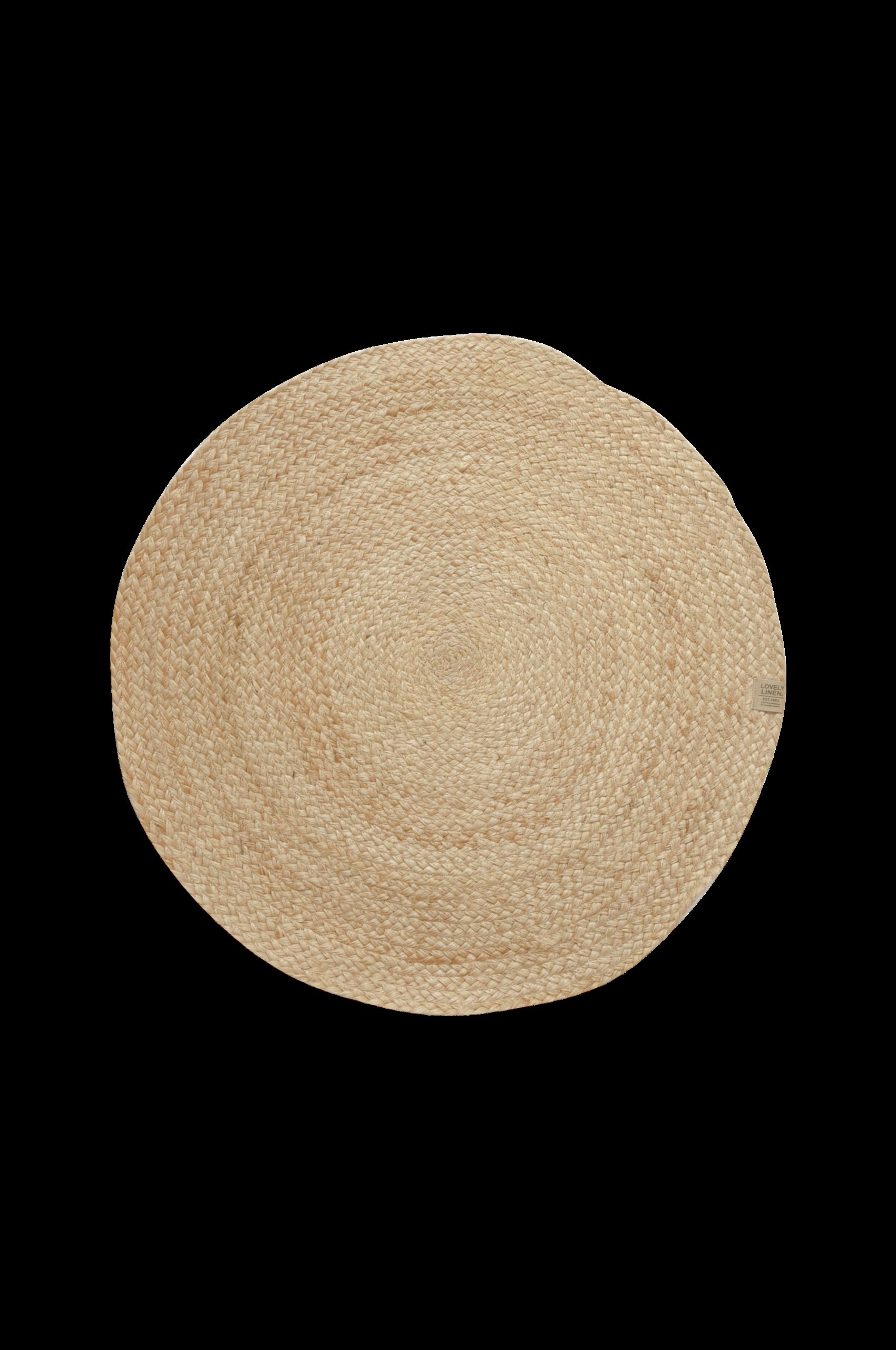 Rund matte Breezy i jute v:3196949