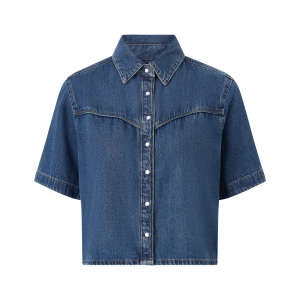Denimskjorte Logan SS Denim Shirt v:5490150