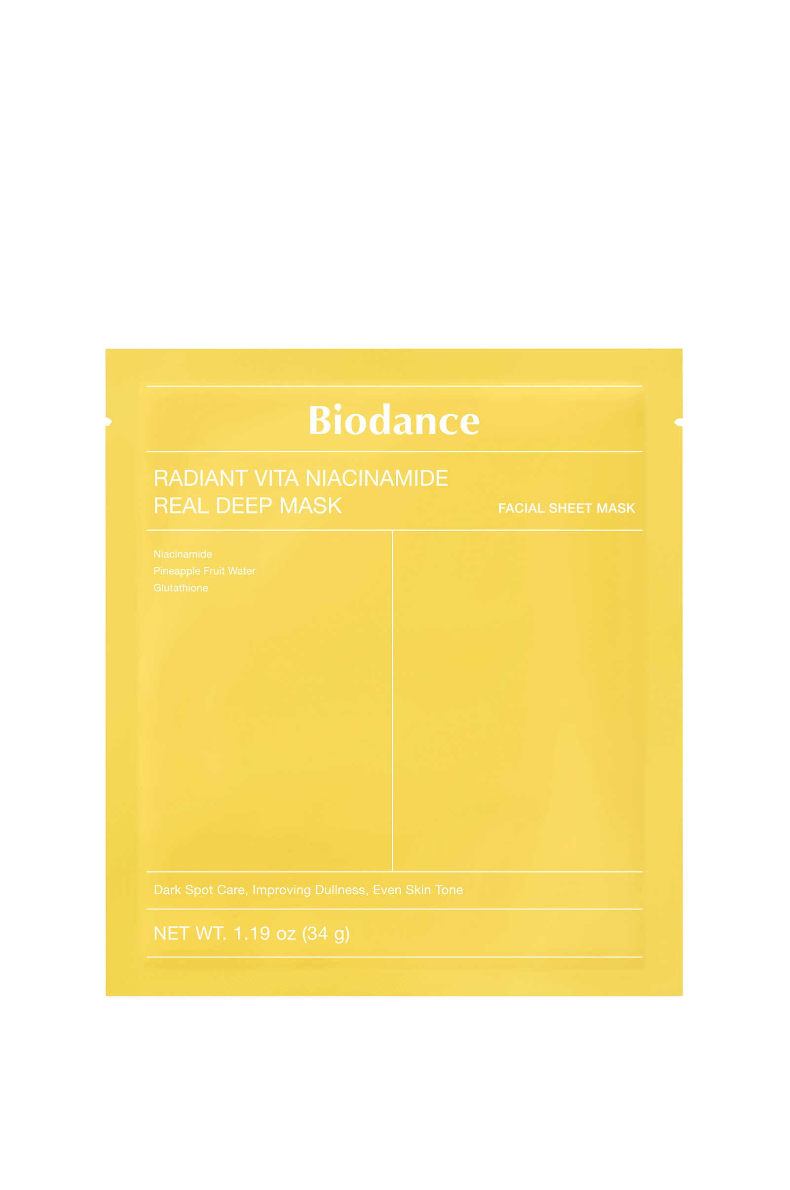 RADIANT VITA NIACINAMIDE REAL DEEP MASK 1pcs v:7415530