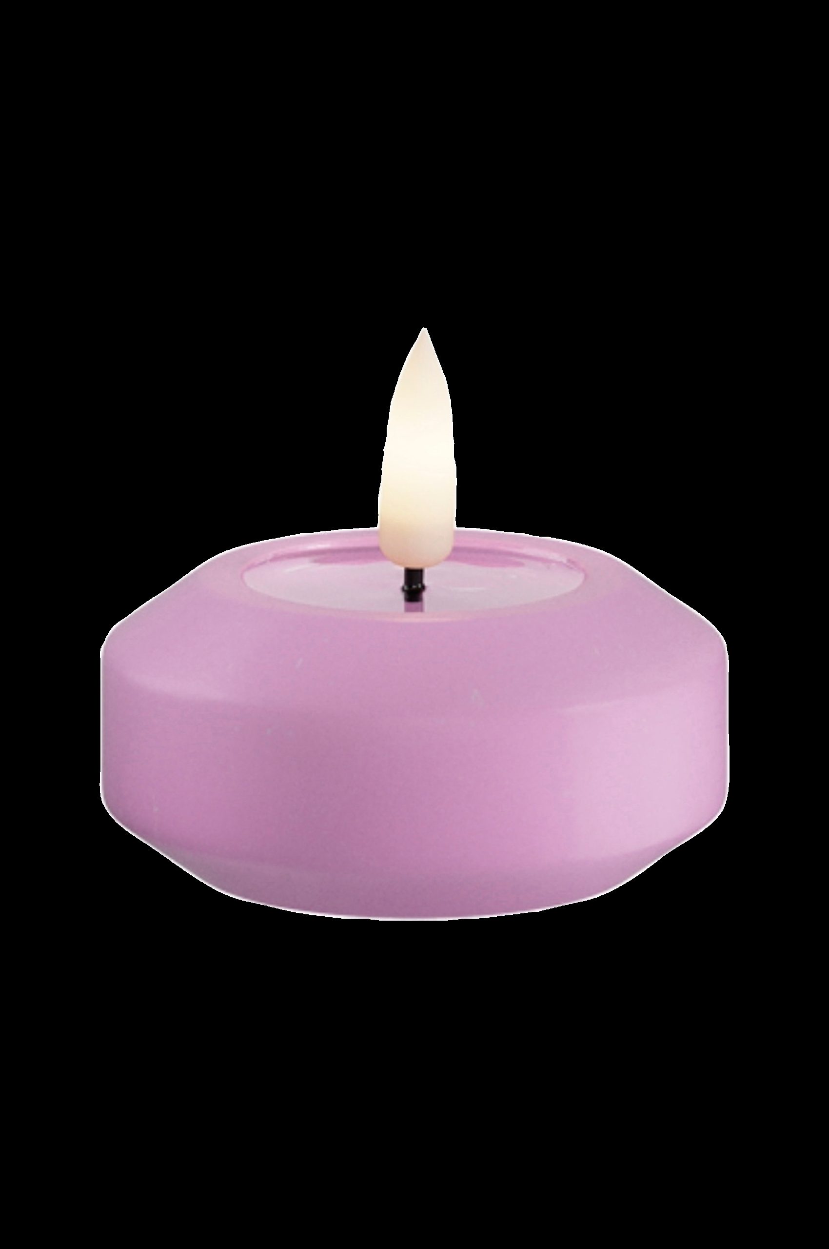 LED Flytende telys 6,1 cm Lavendel 2 stk v:8989008