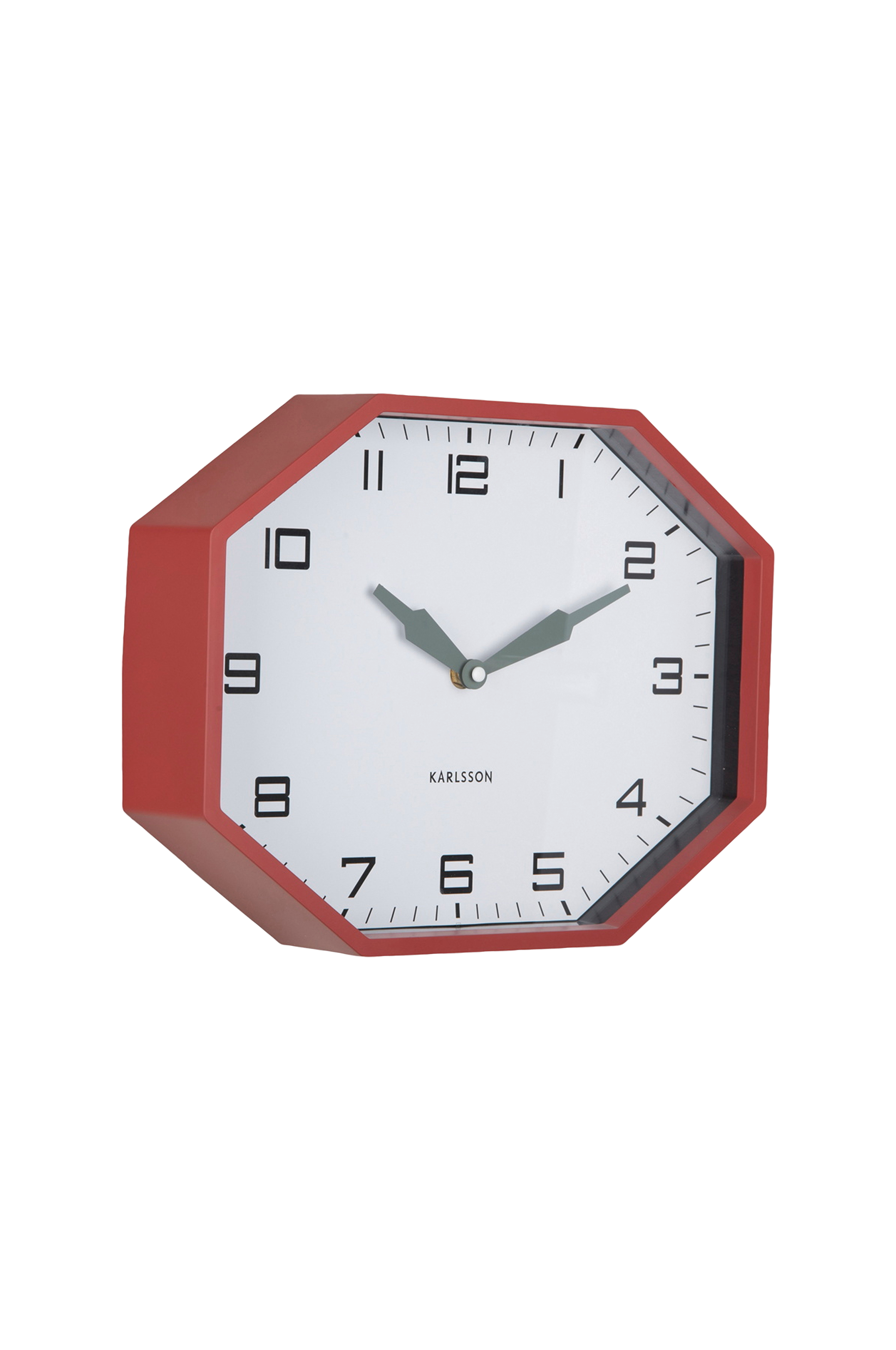 Veggklokke Modern Factory Octagon v:4271471