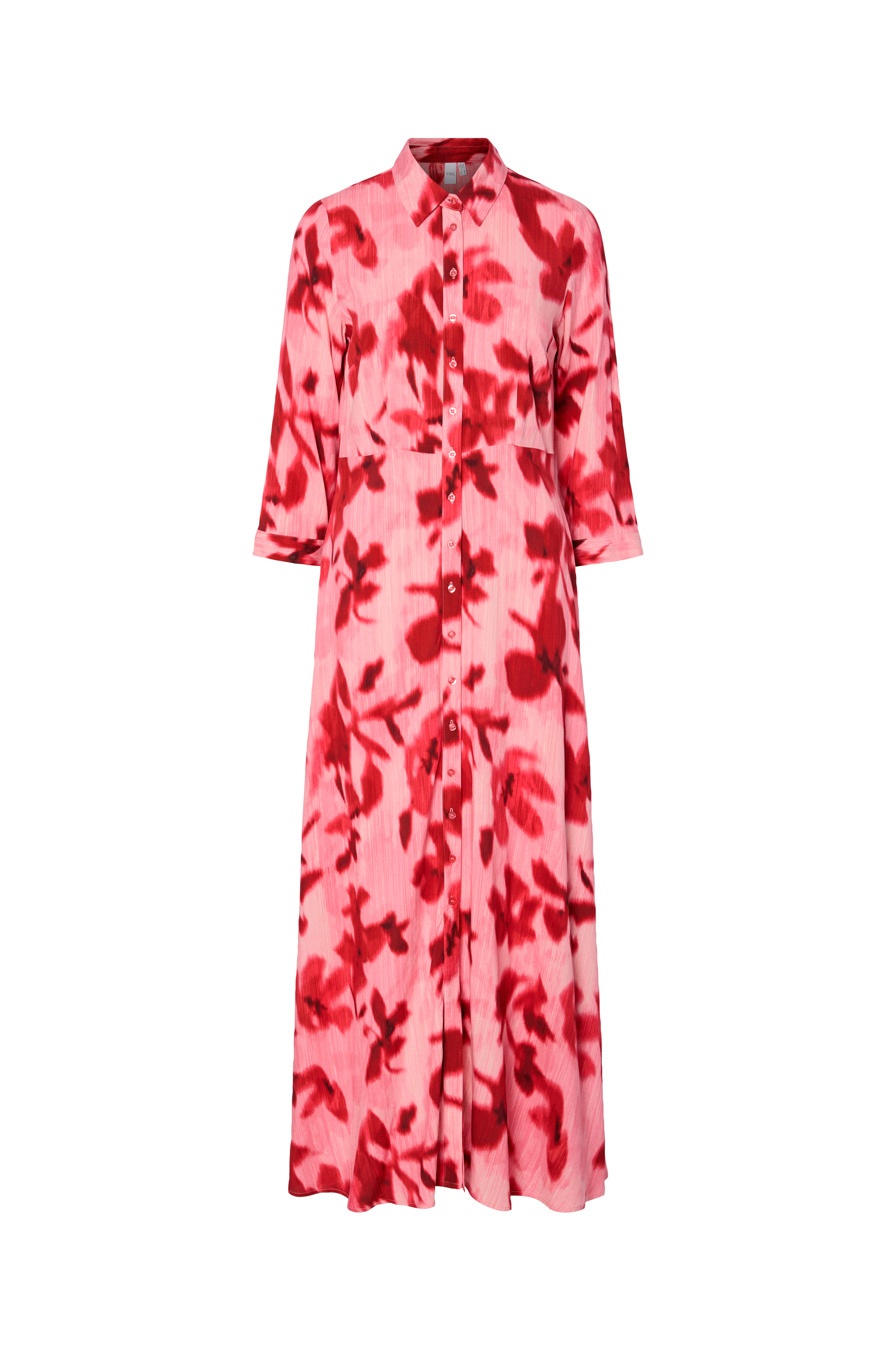 Maxikjole yasSavanna Long Shirt Dress S. Noos v:9420329