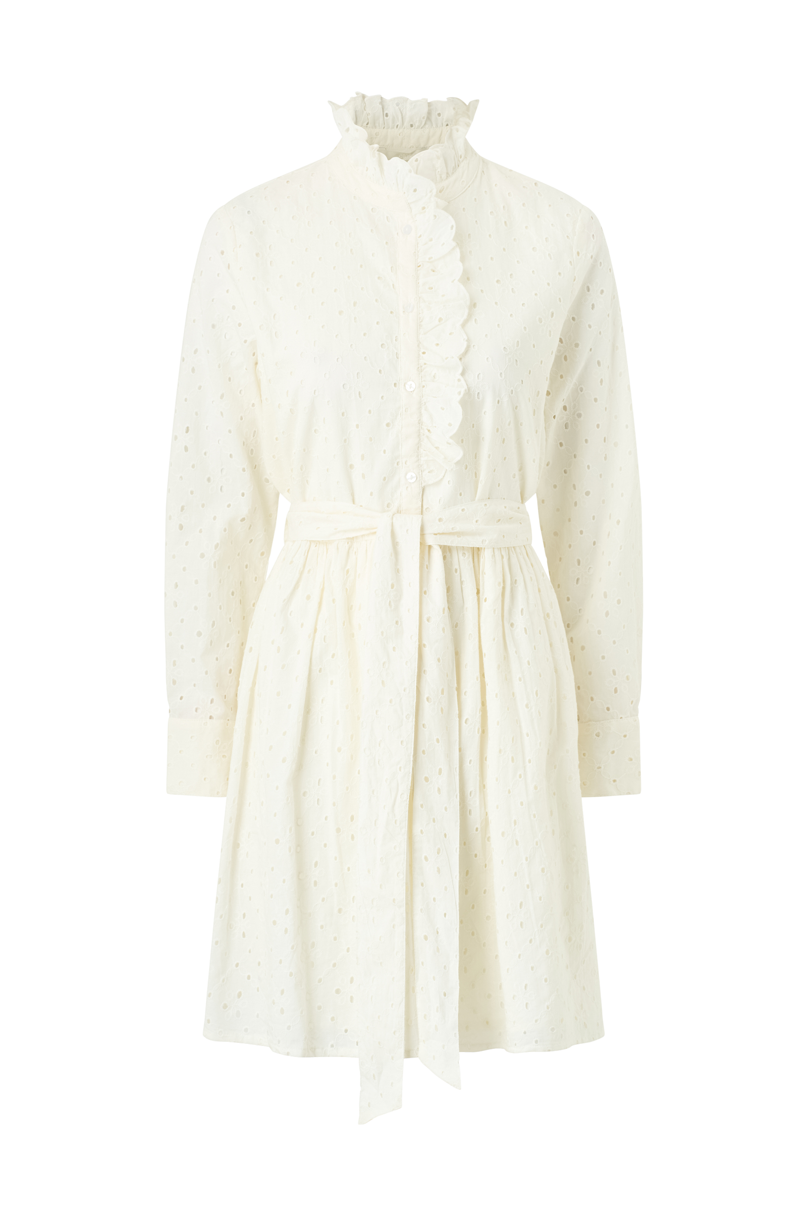 Kjole med broderi v:822721
