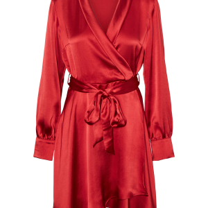 Kjole vmBea LS Shawl Neck Short Dress v:5915104