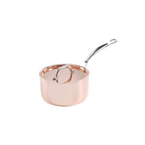 Kobberkasserolle med lokk 1,5 l v:8881430 Kobberkasserolle med lokk 1,5 l v:8881430