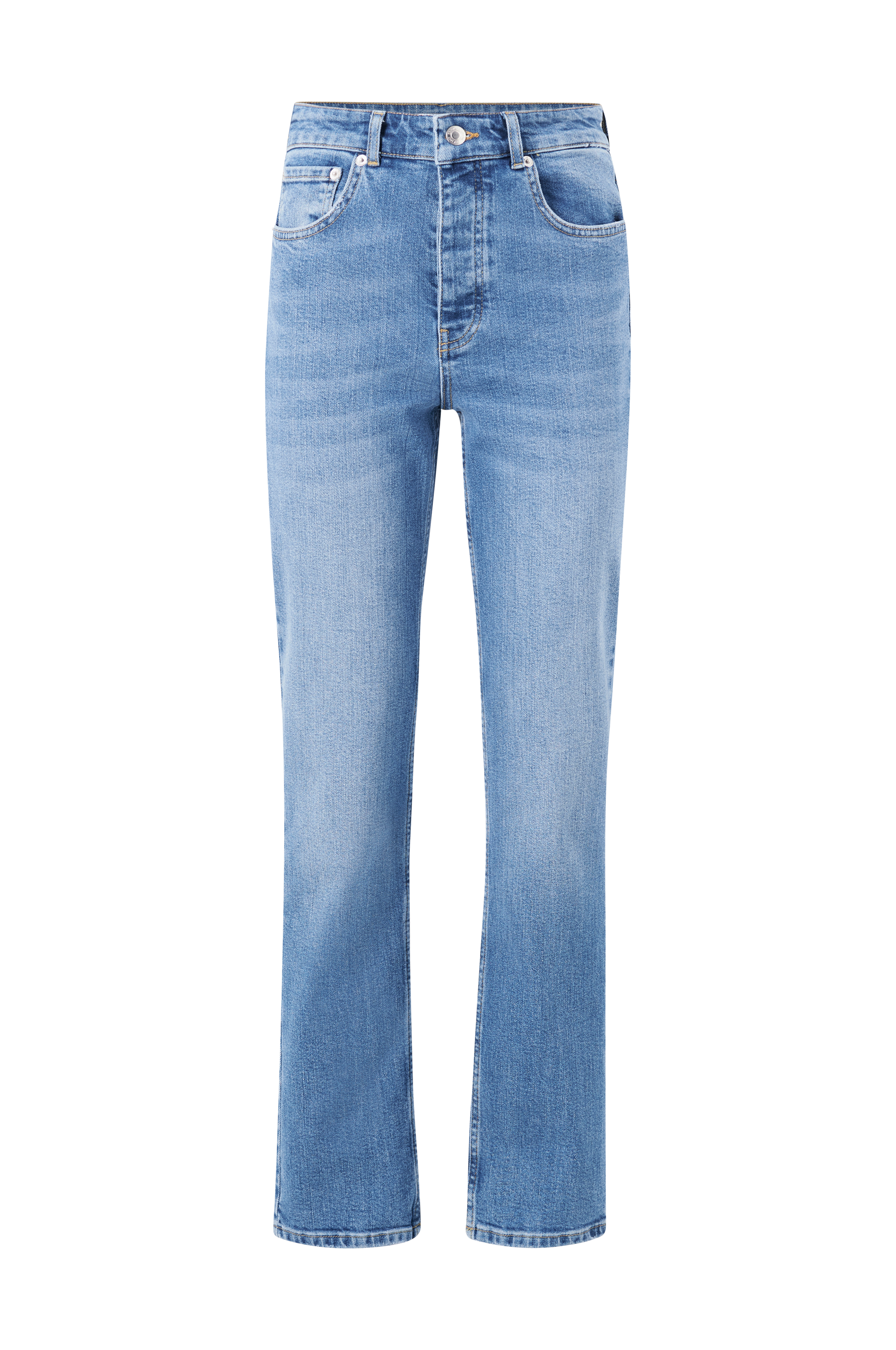 Rette jeans med høy midje v:9234523
