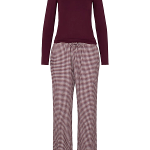 Pysjsett PJ Set LS Top Twill Check v:3358548 Pysjsett PJ Set LS Top Twill Check v:3358548