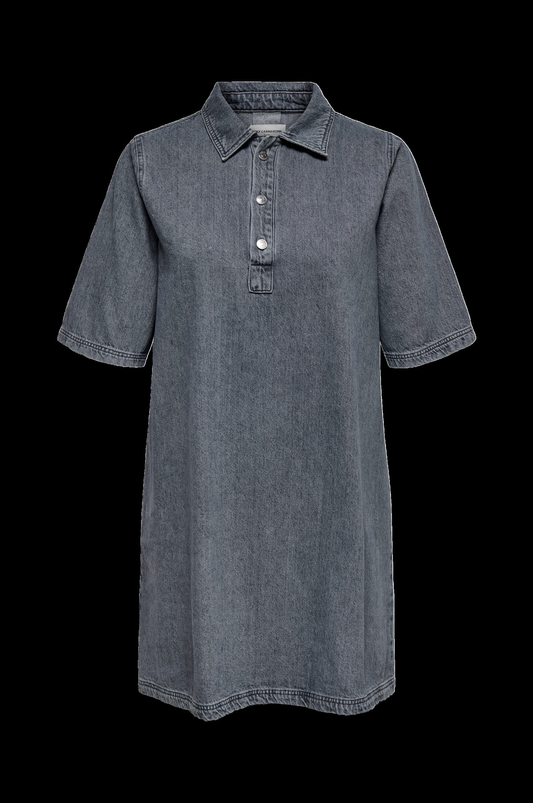 Denimkjole carGry S/S Knee Dress Dnm Azg v:9347882