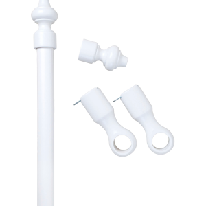 Bestemorstang 28 mm hvit 200 cm v:2608477