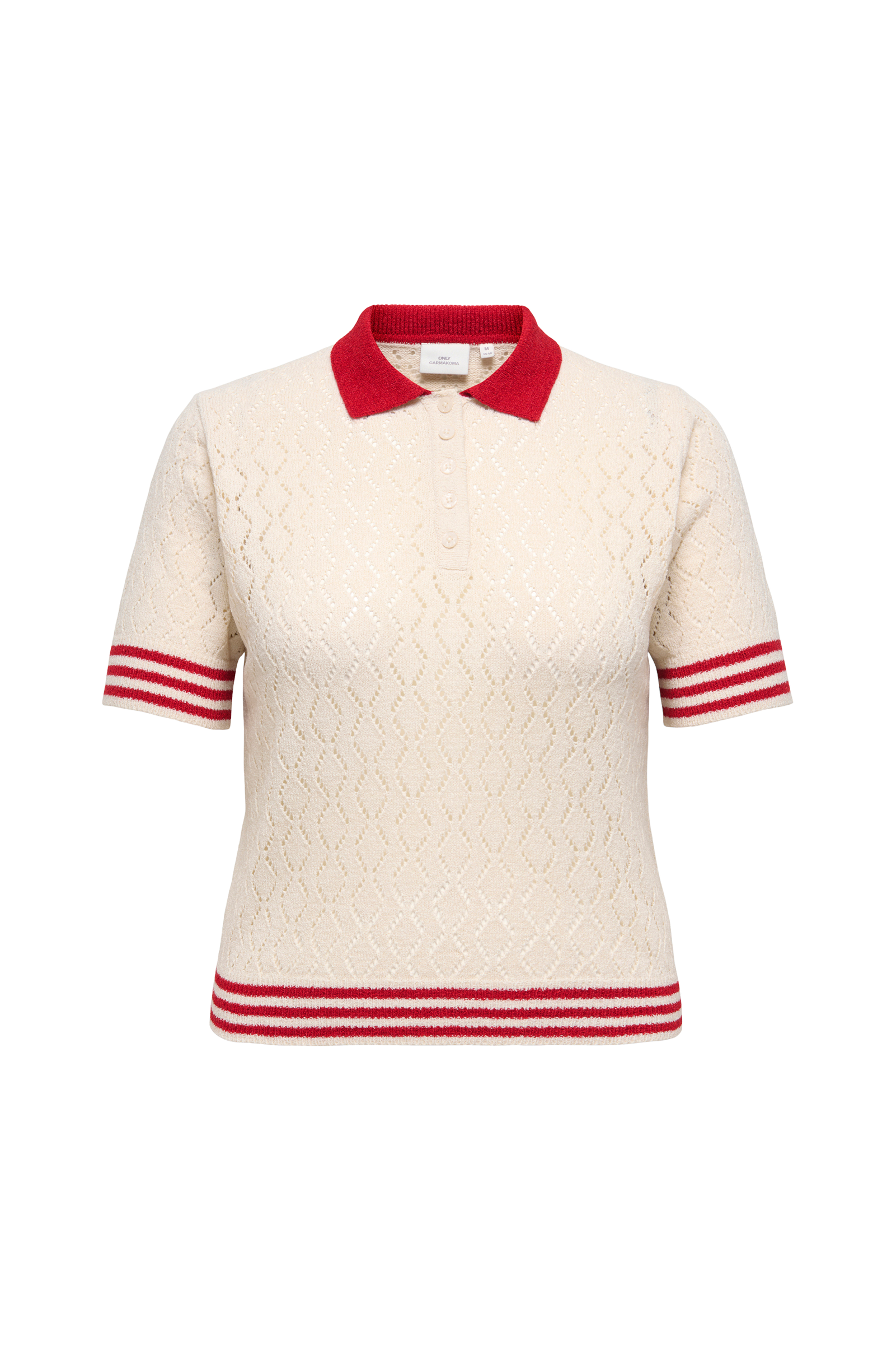 Genser carSunny SS Pointelle Polo Knt v:6856344