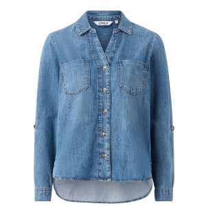 Denimskjorte onlYasmin Shirt L/S v:818239