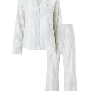 Pysjsett Ls Shirt Flannel Pants Pj Set v:3657399