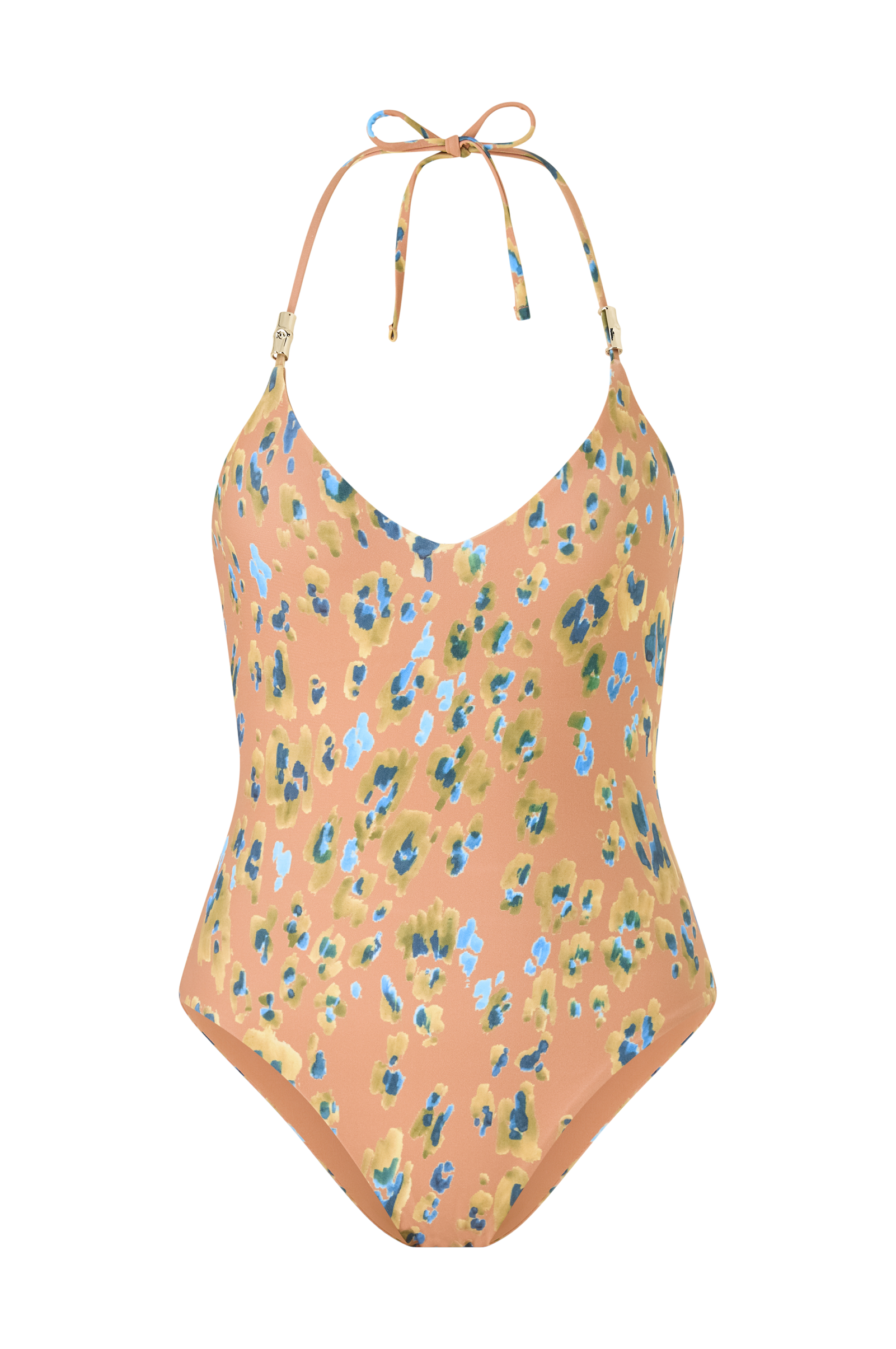 Badedrakt V Neck Onepiece w Bamboo Accessory And Removable Cups v:7339185