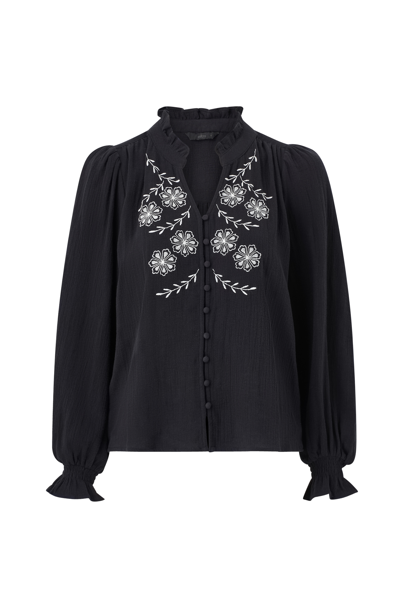 Bluse med broderi v:5939482