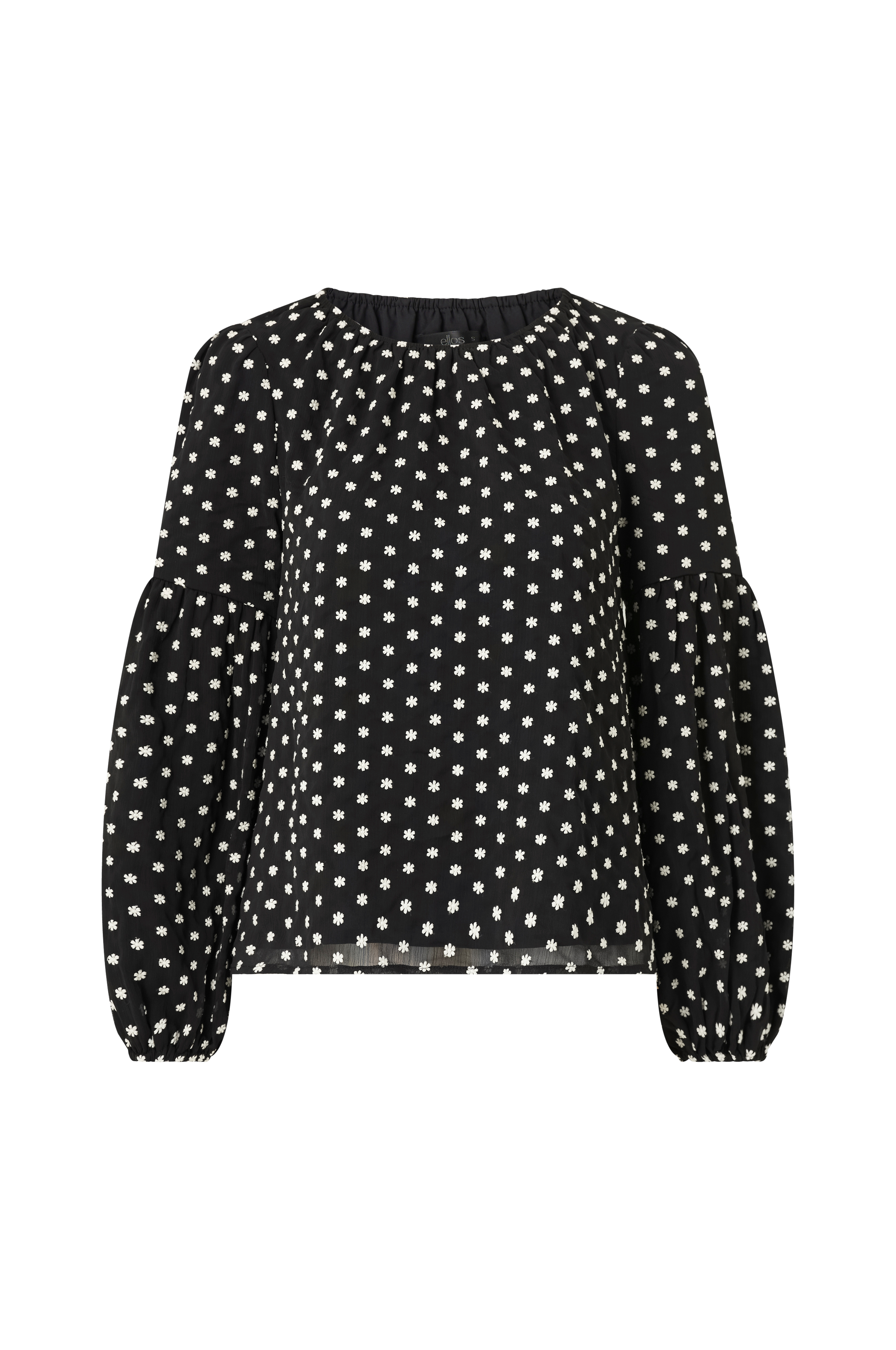 Bluse med ballongerme v:1383903