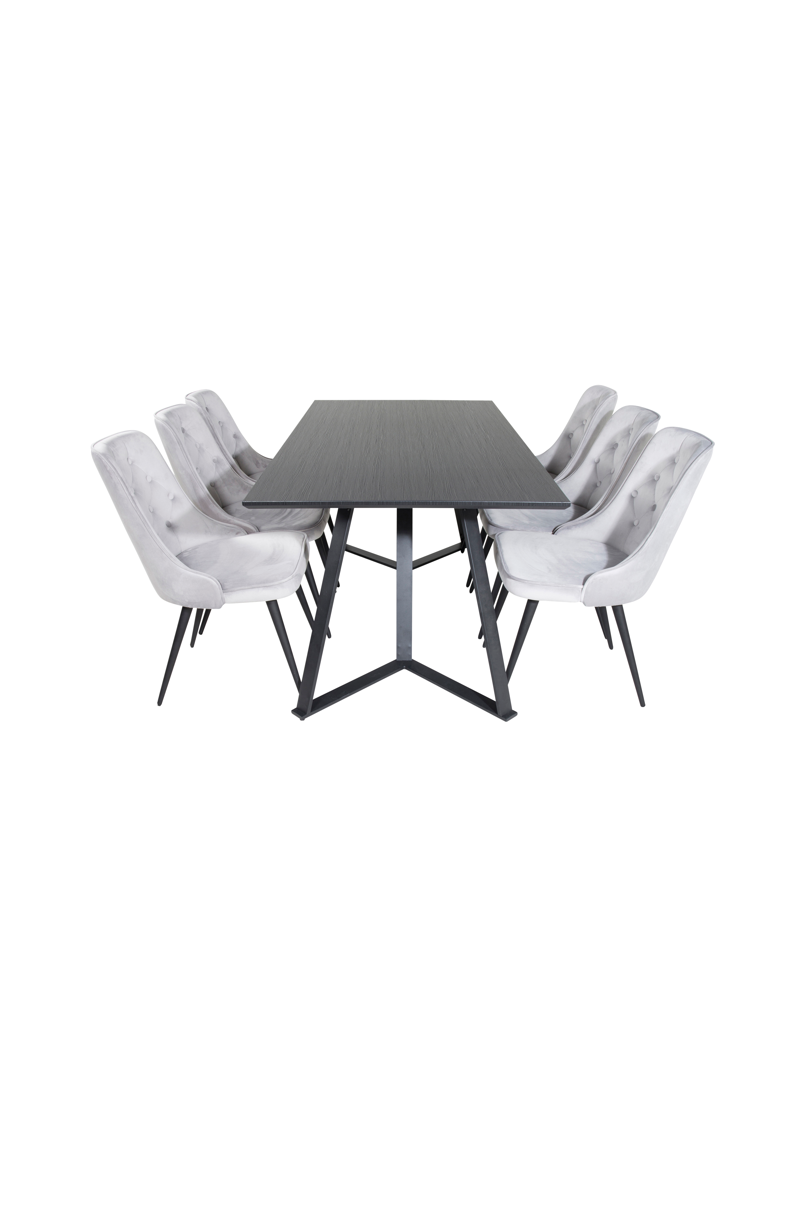 Spisegruppe Maggie med 6 stk spisestoler Valleta v:4923826