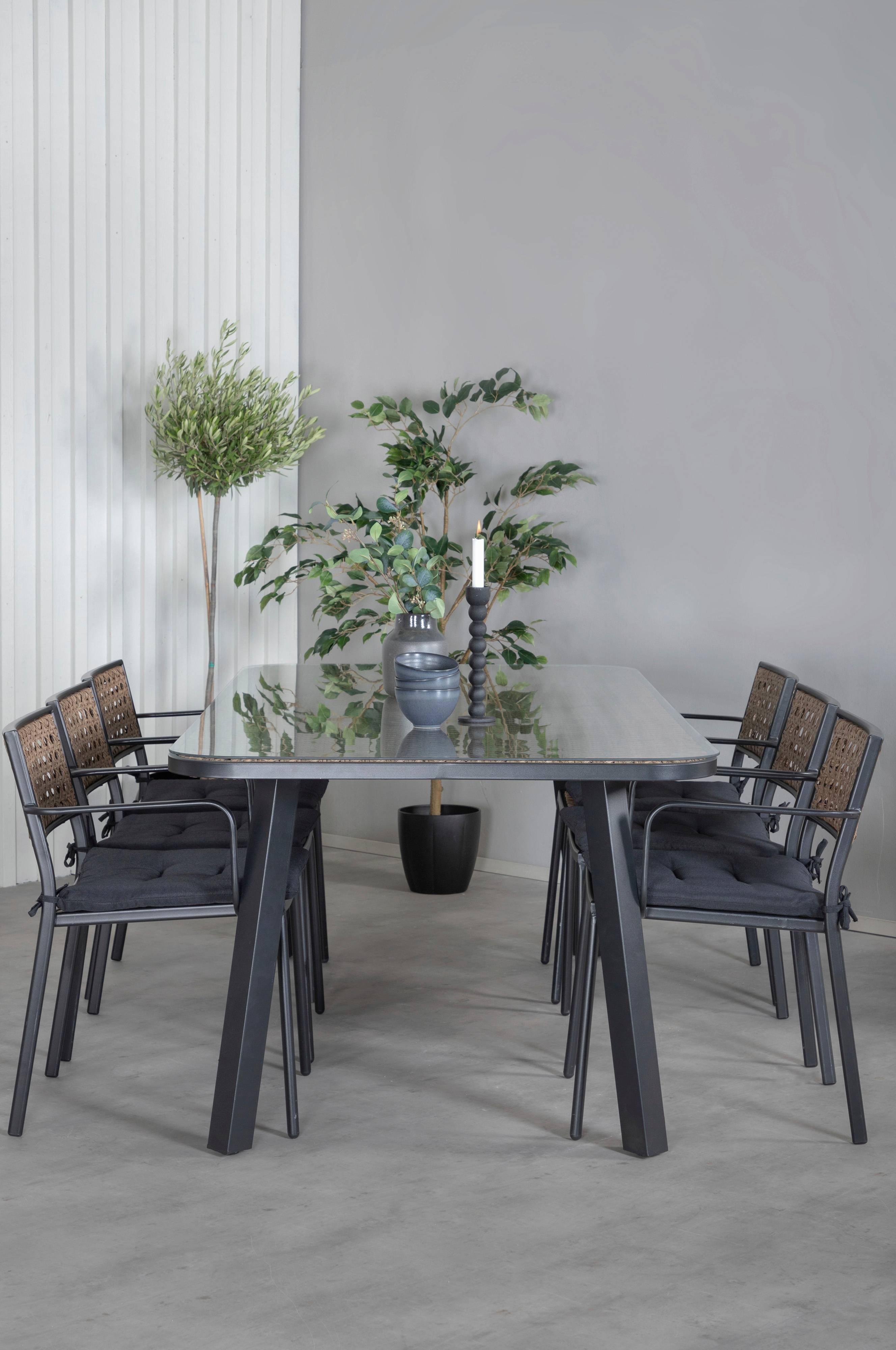 Spisegruppe Paola med 6 spisestoler Paola v:7827391