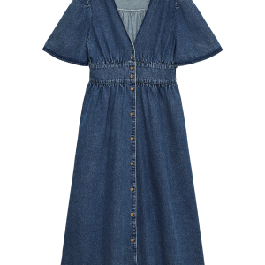 Denimkjole vmMelaney Blk 2/4 V v:6357194 Denimkjole vmMelaney Blk 2/4 V v:6357194