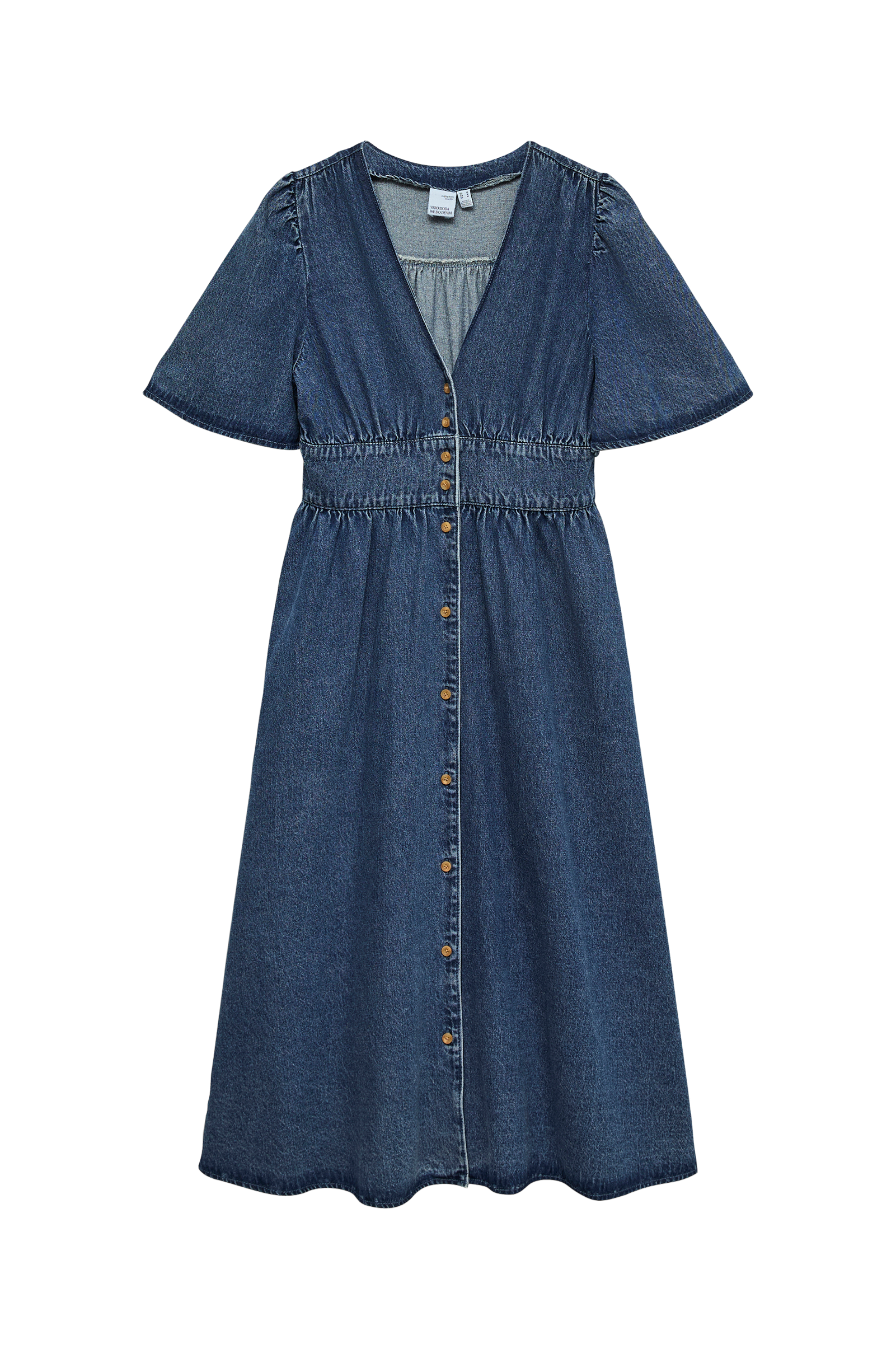 Denimkjole vmMelaney Blk 2/4 V v:6357194
