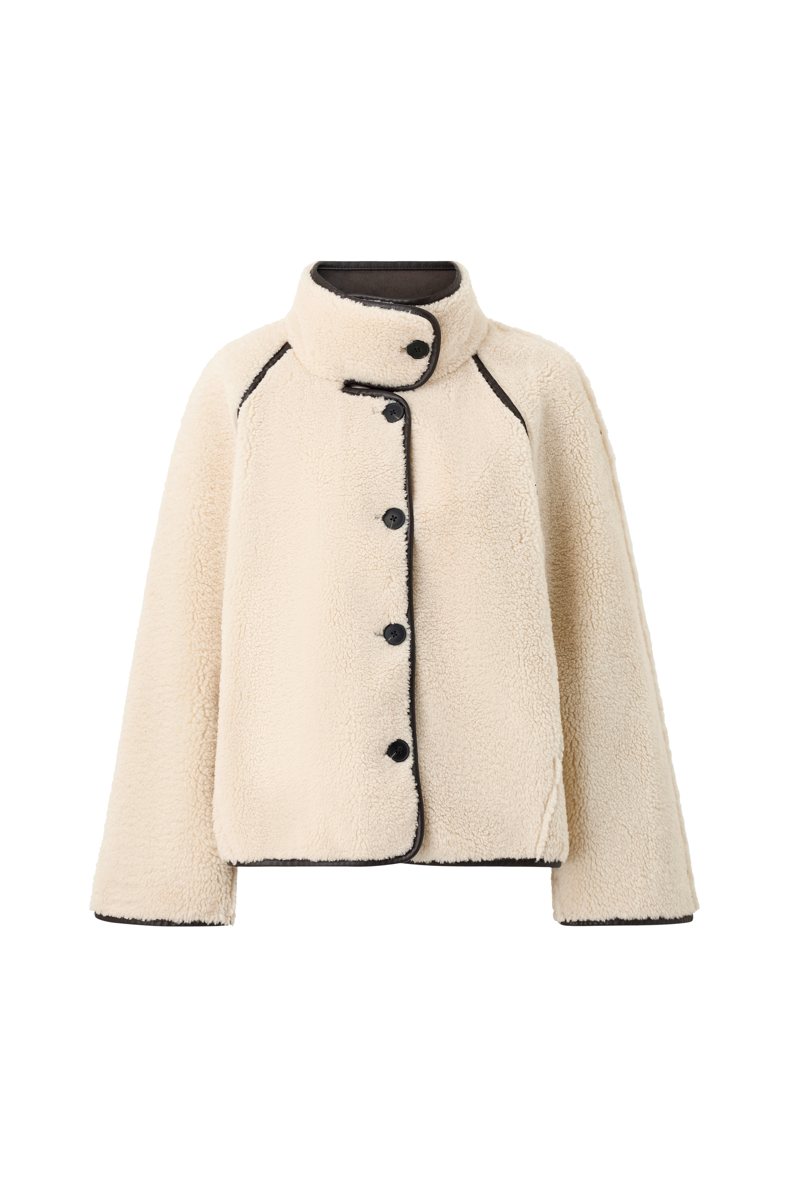 Jakke Reversible Teddy Jacket v:8638853