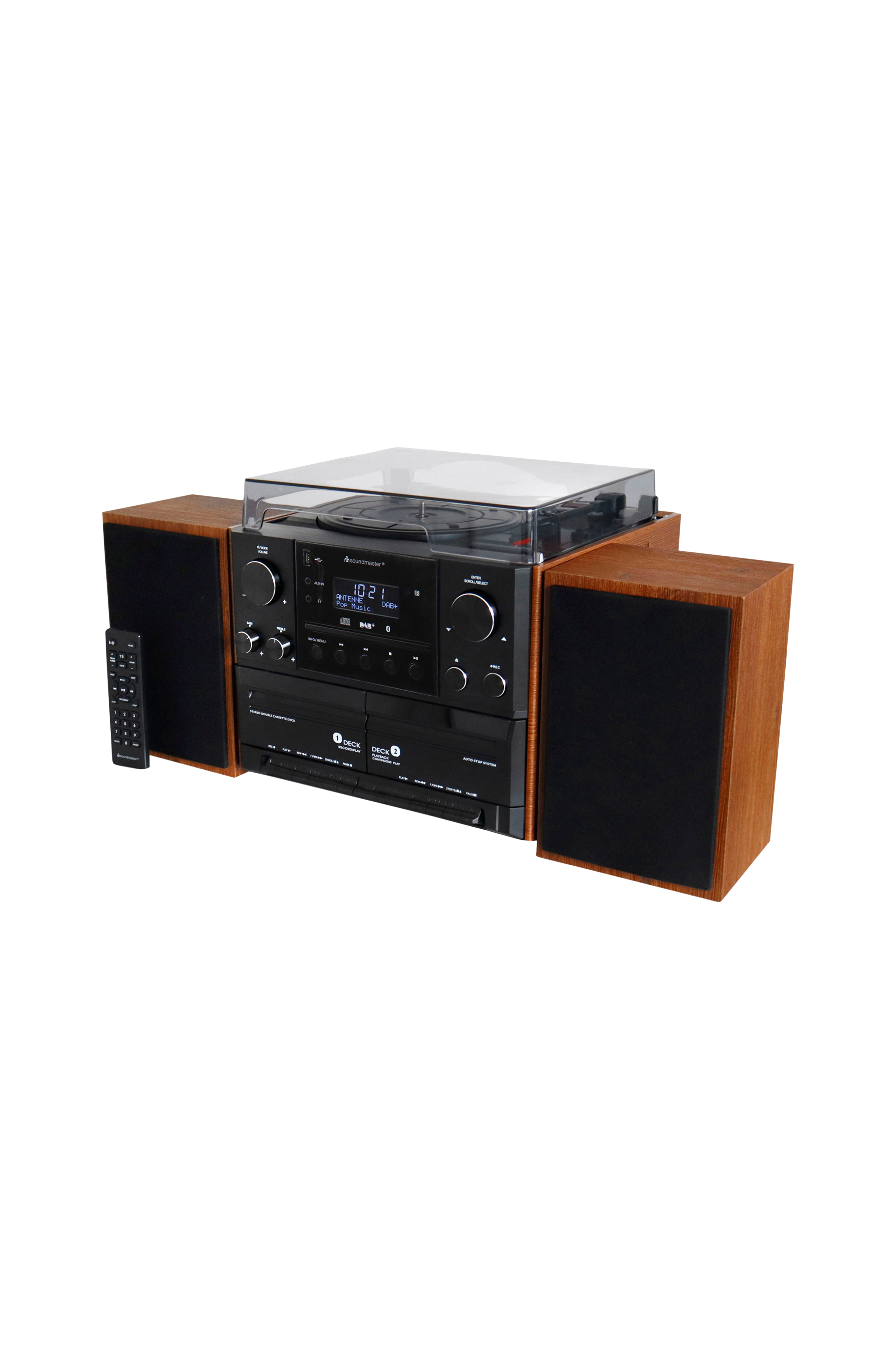 Stereo Music Centre Mcd5600 With Dab+/fm Radio, Cd/mp3, Turntable, Double Cassette, Usb, Bluetooth v:3182222