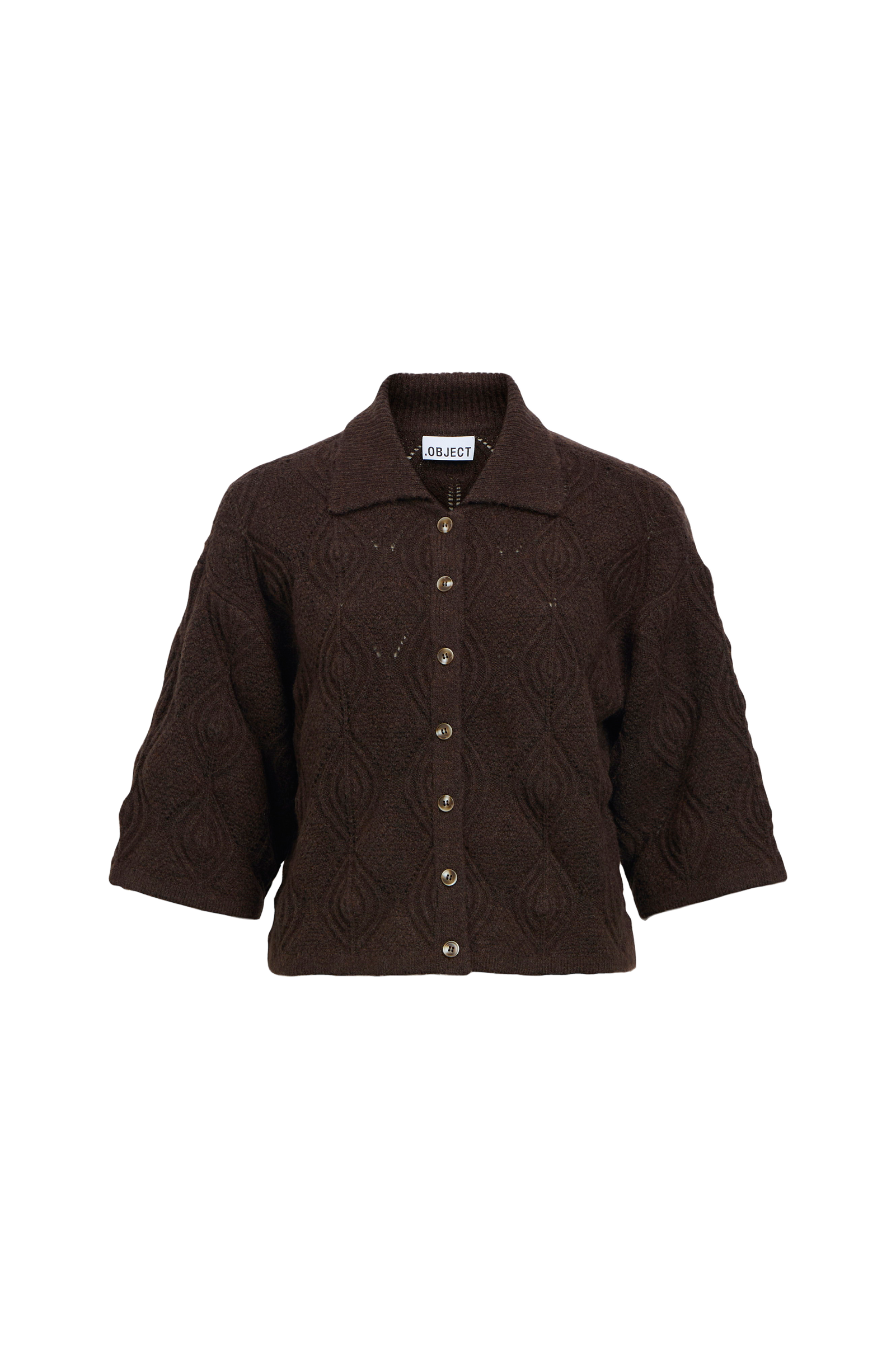 Kardigan Objkaisa Flora 3/4 Lo Knit Cardigan v:5922435