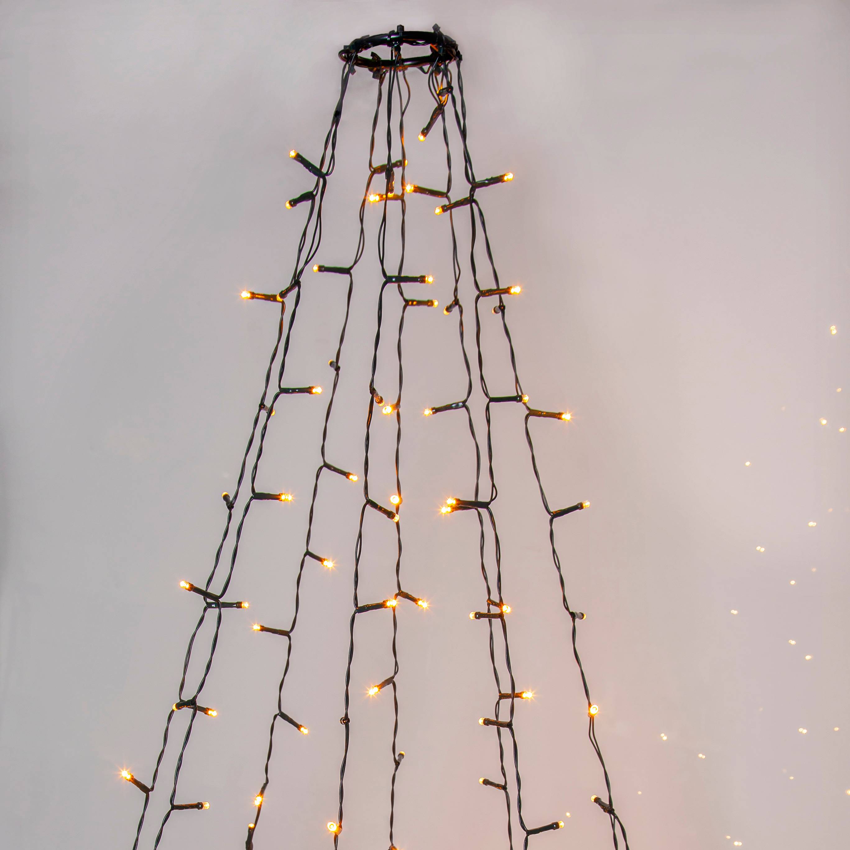 Juletrebelysning Golden Warm White 200 cm v:1187586 Juletrebelysning Golden Warm White 200 cm v:1187586