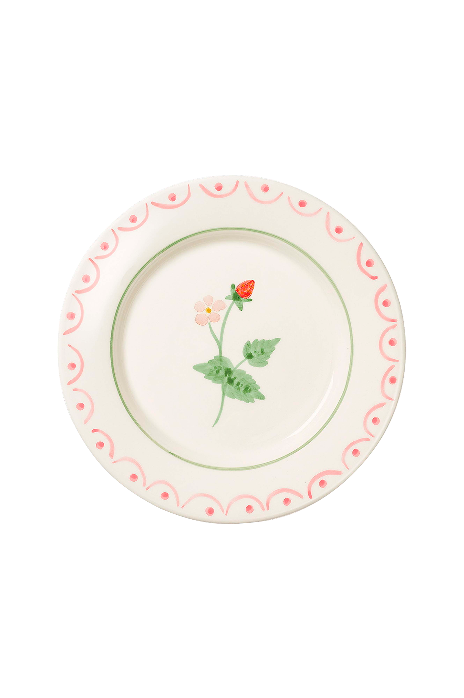 Salattallerken Cottage Flower Wild Strawberry v:7441038