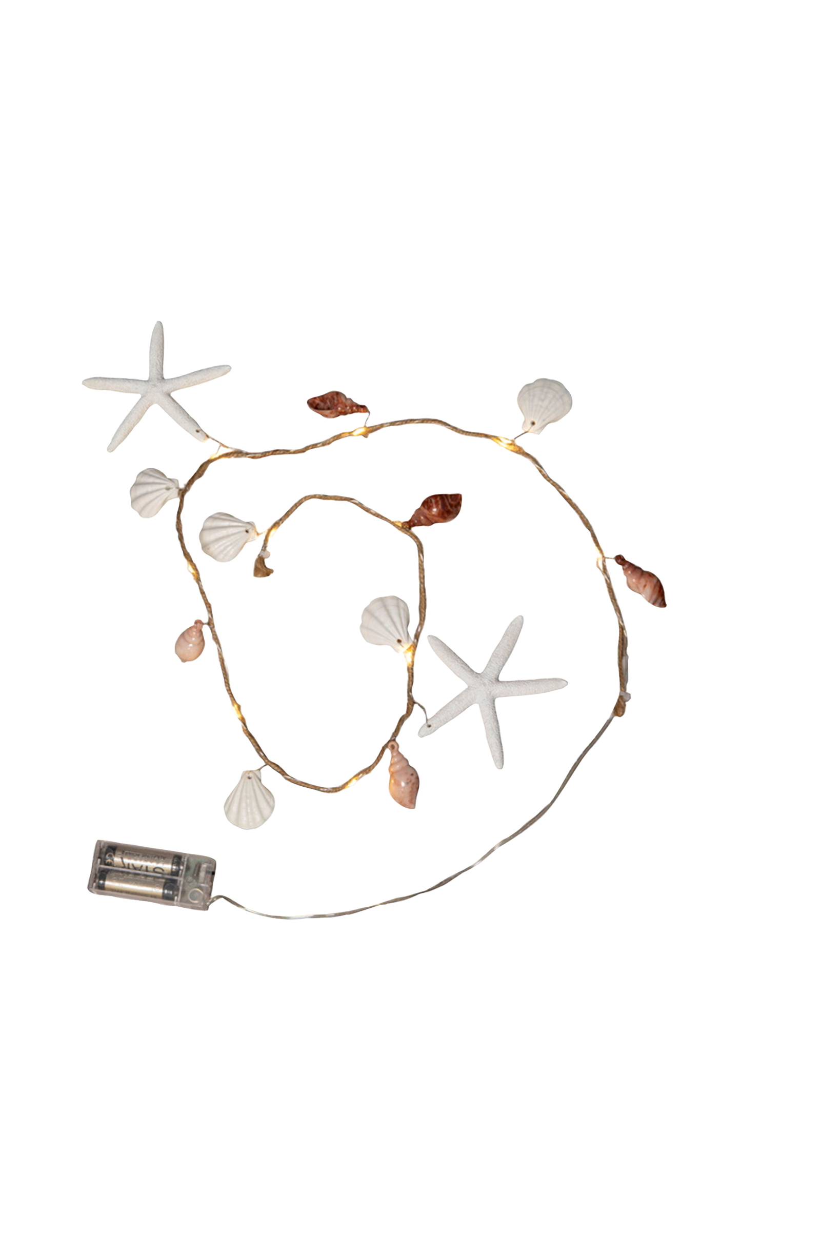 String Light Seaside Shells v:7909665