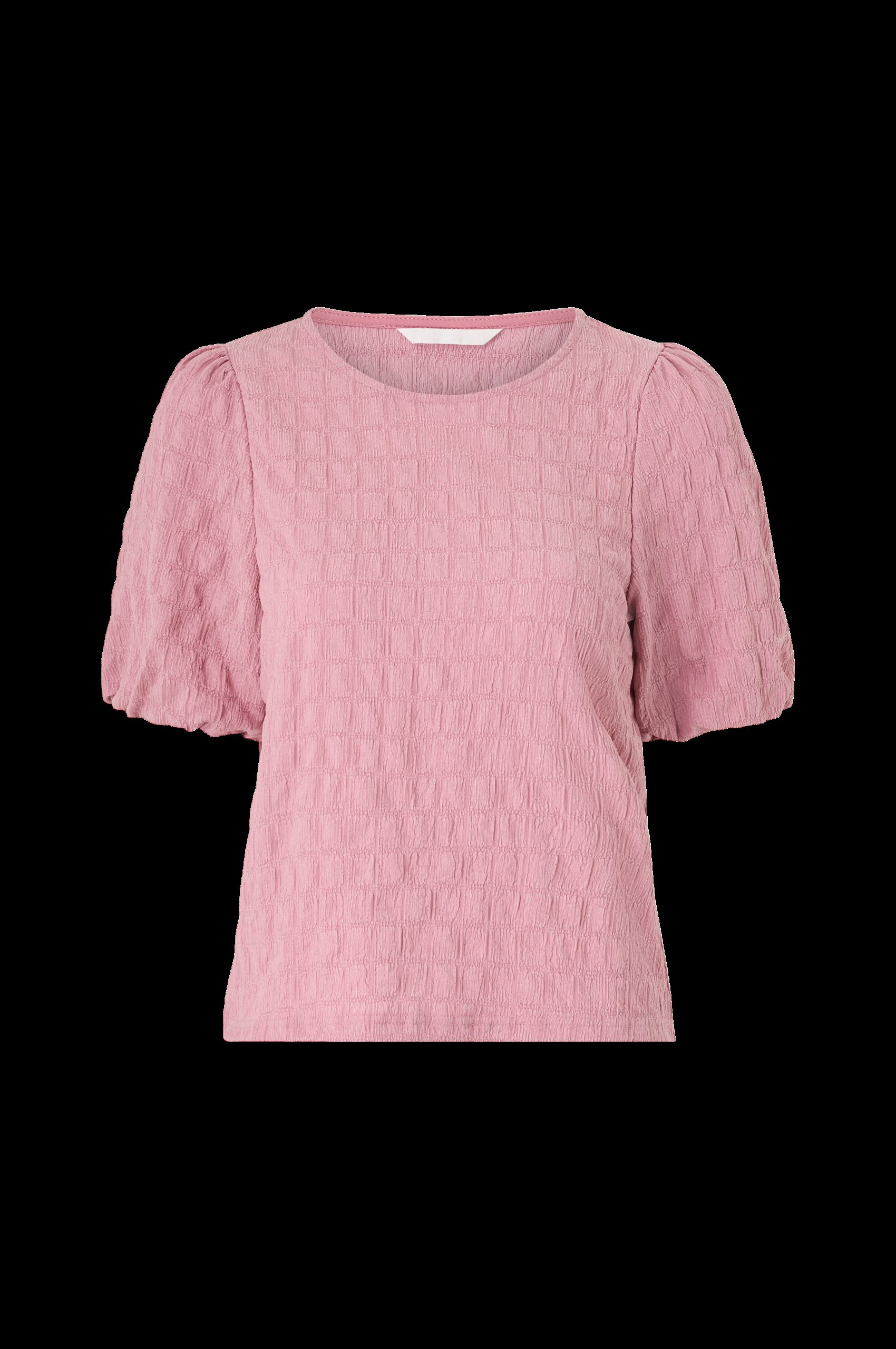 Jerseybluse med ballongermer v:4560696