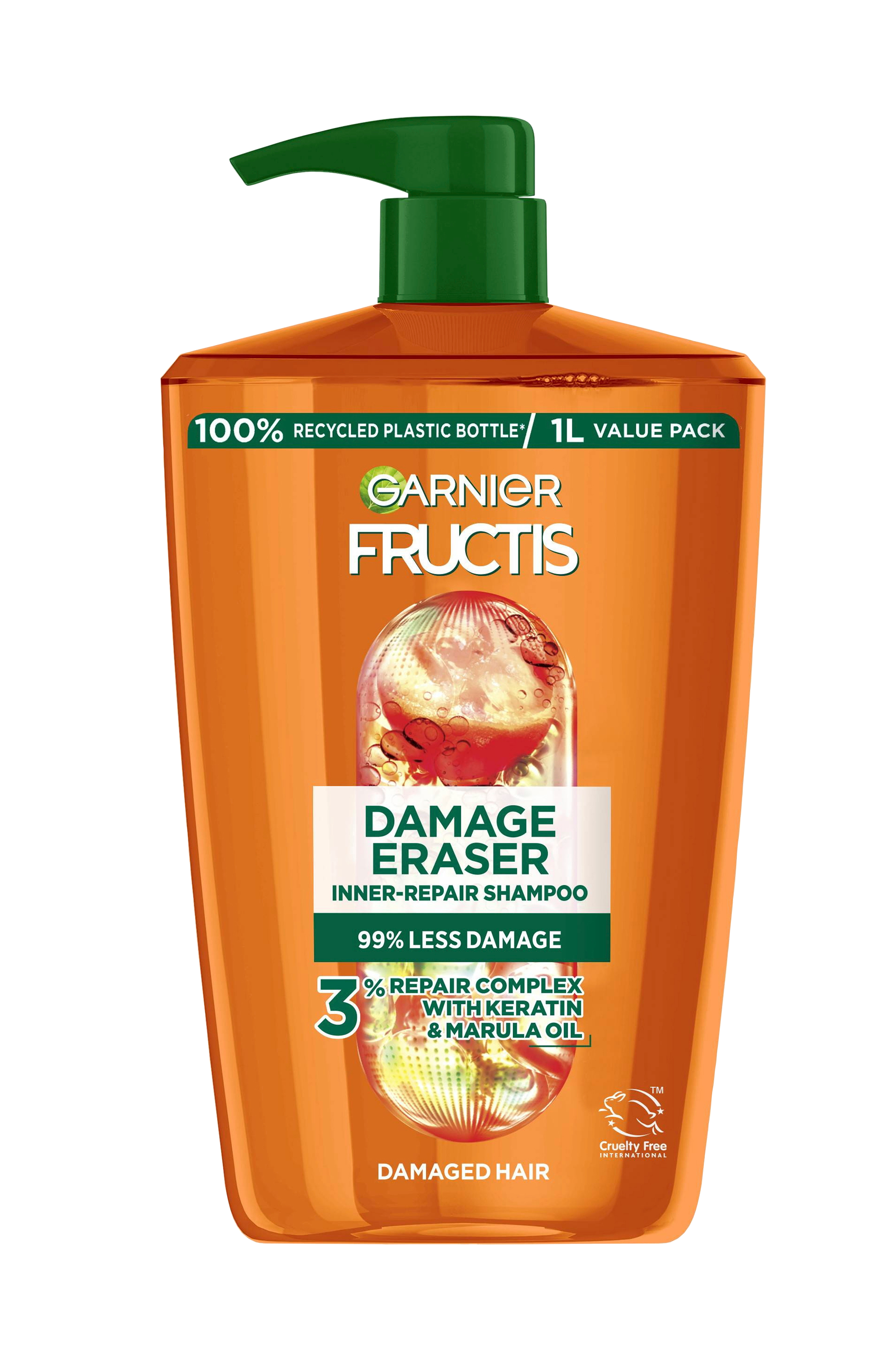 Fructis Damage Eraser Shampoo For Damaged Hair v:3862884