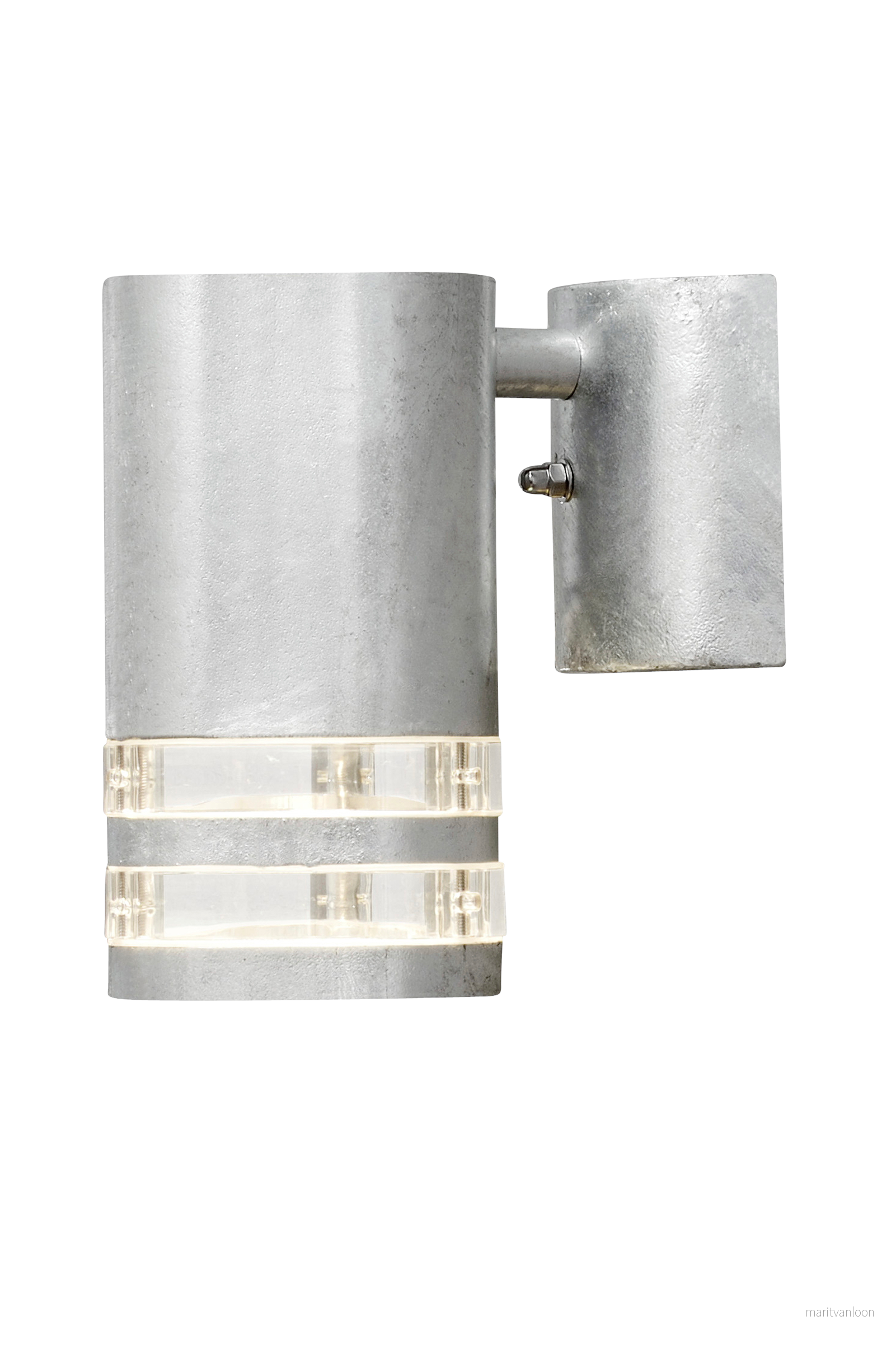 Vegglampe Modena Single GU10 Galvanisert v:3784154