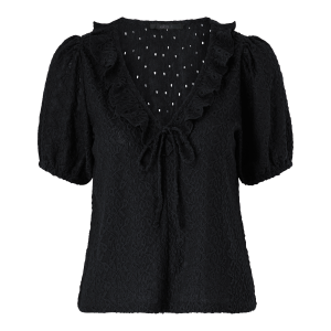 Hullmønstret jerseybluse v:8594362 Hullmønstret jerseybluse v:8594362