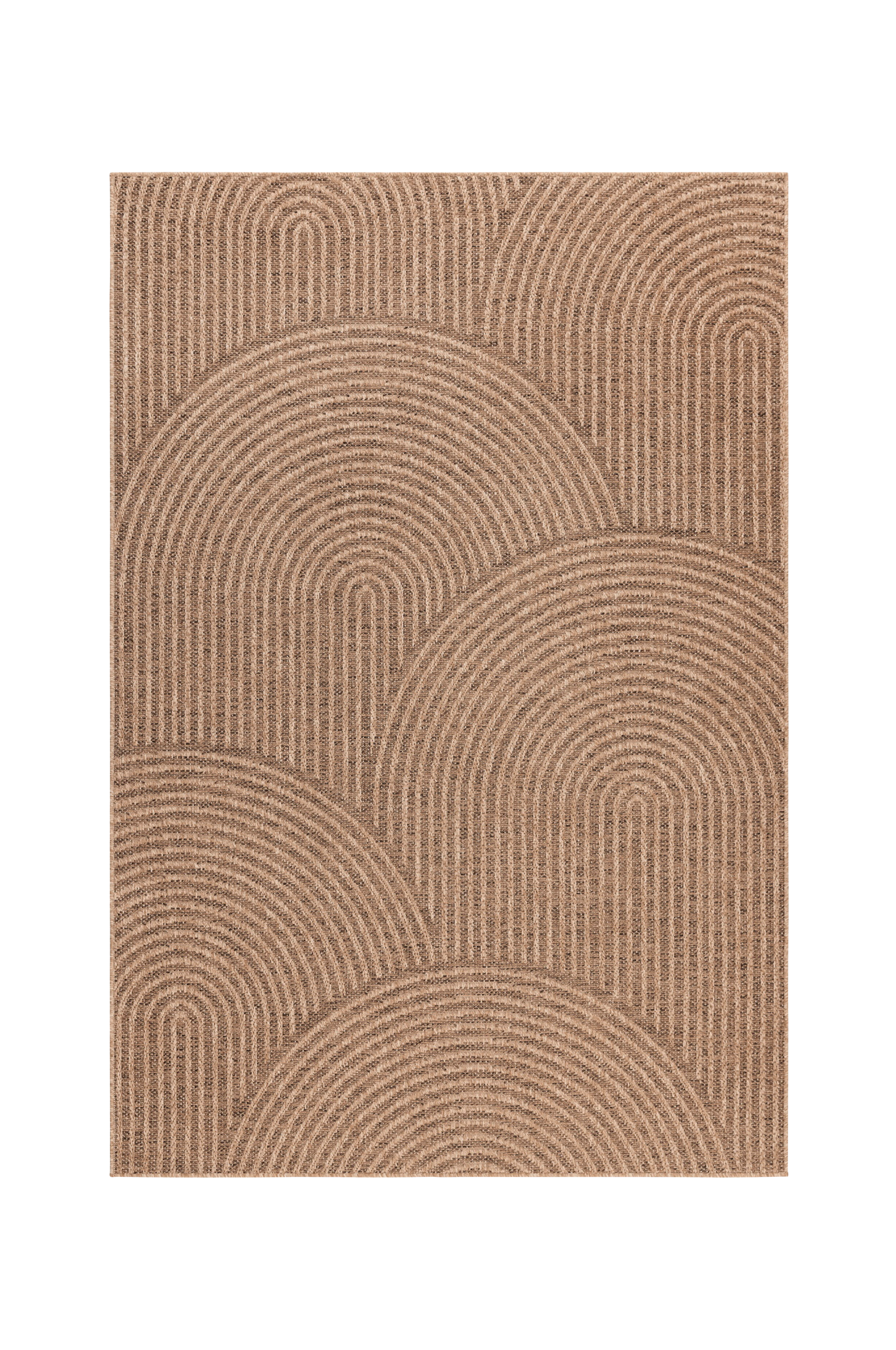 Flatvevd teppe Natural v:838005