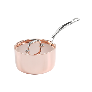 Kobberkasserolle med lokk 2 l v:1108249 Kobberkasserolle med lokk 2 l v:1108249