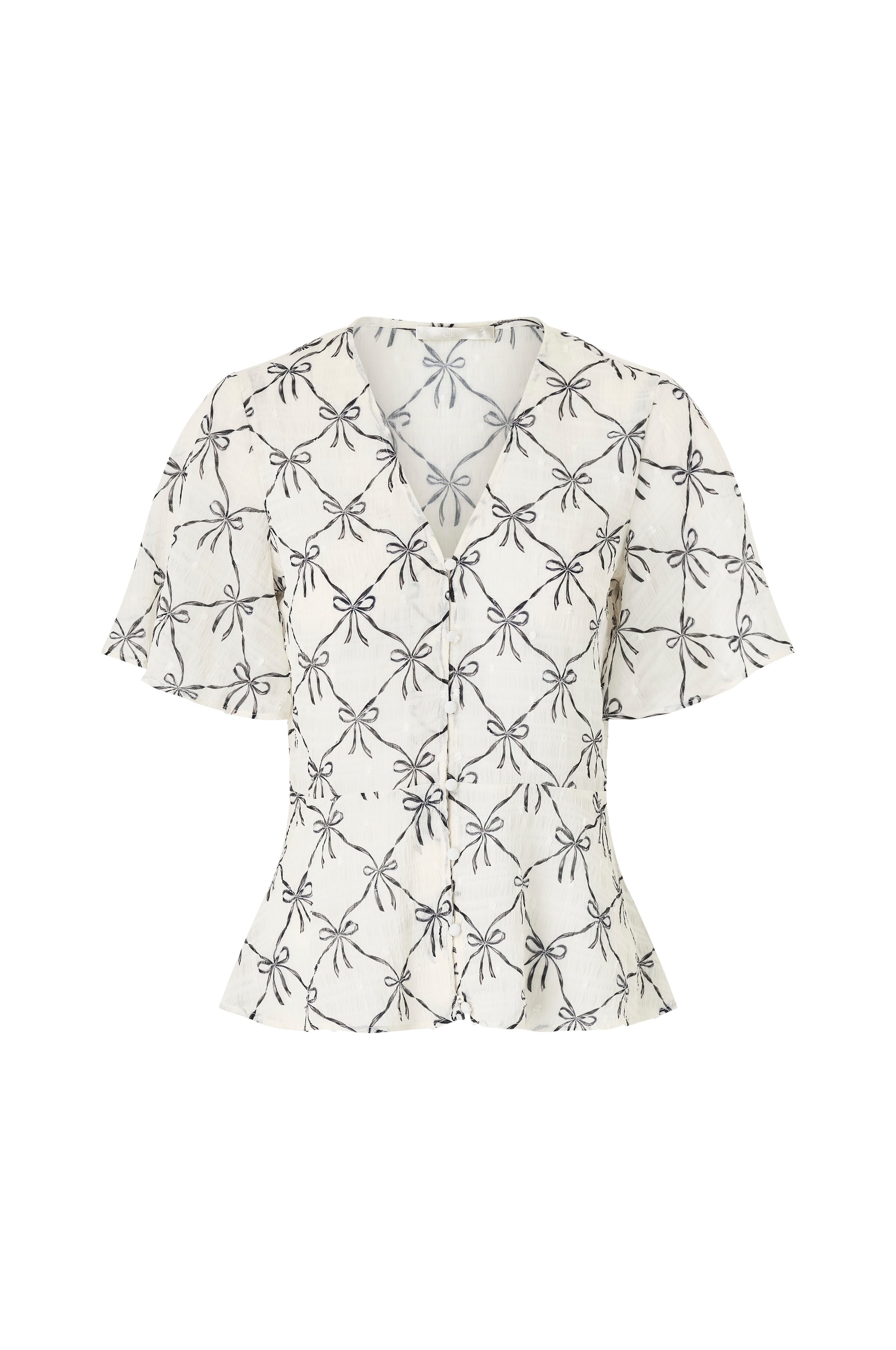 Bluse med knapper v:2659392