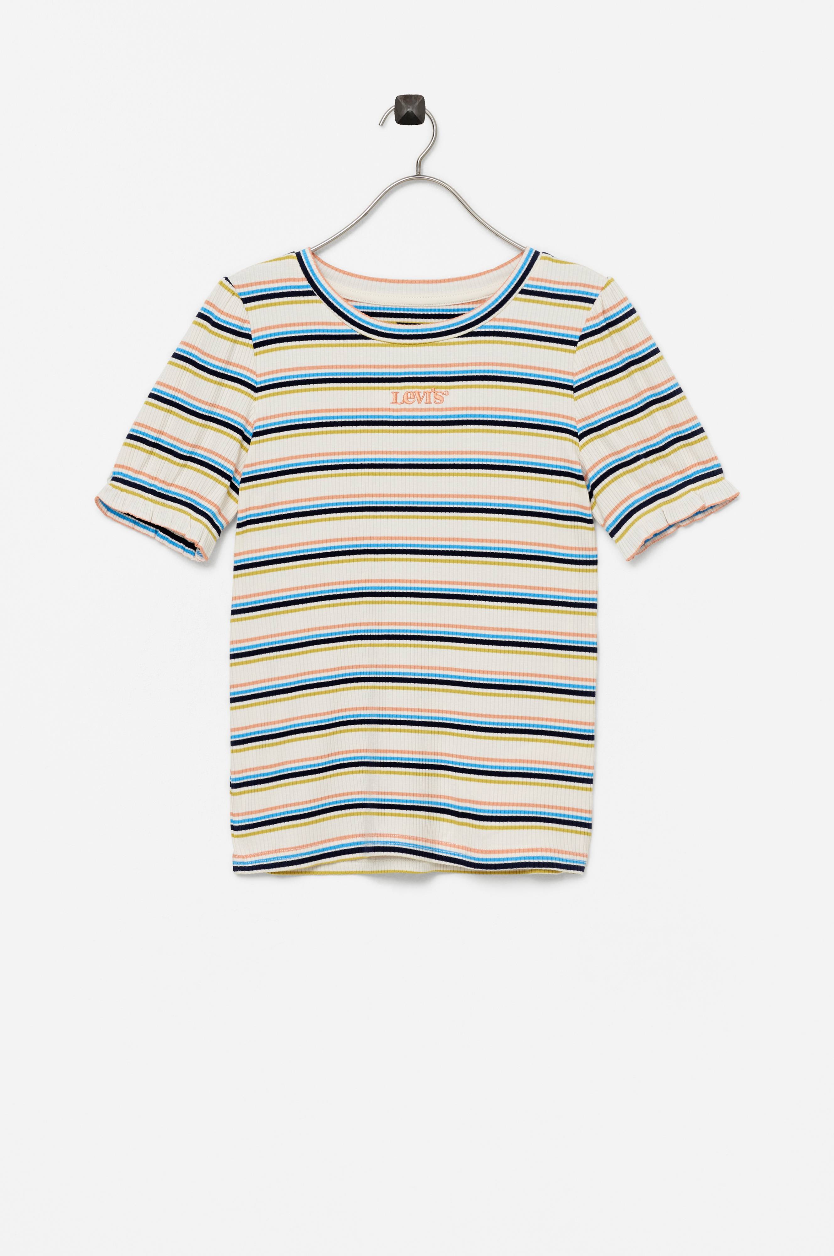 Topp Lvg Full Slv Ribbed Tee Shirt v:7280285