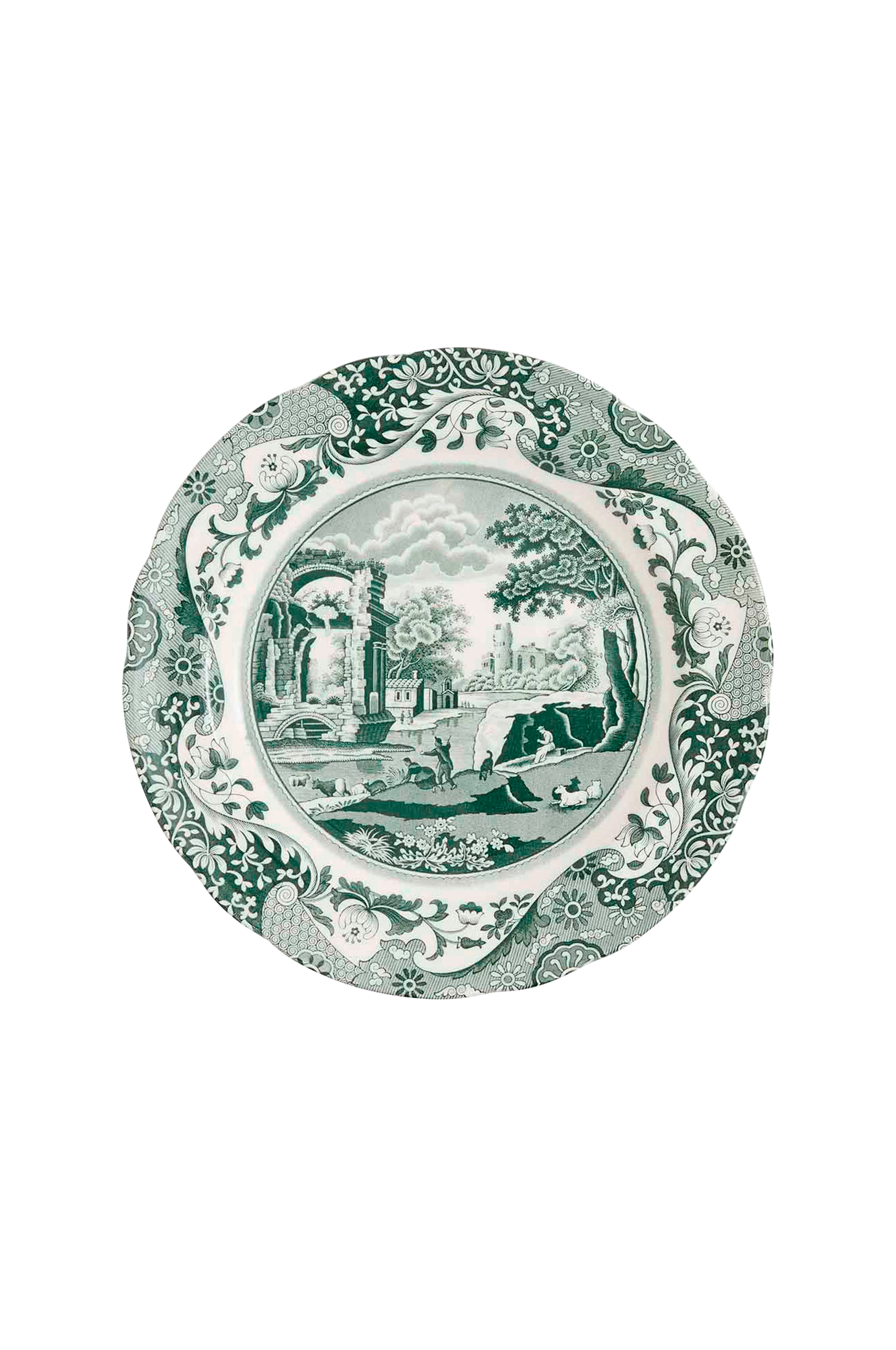 Plate 27 cm Heritage Green Italian v:6687844